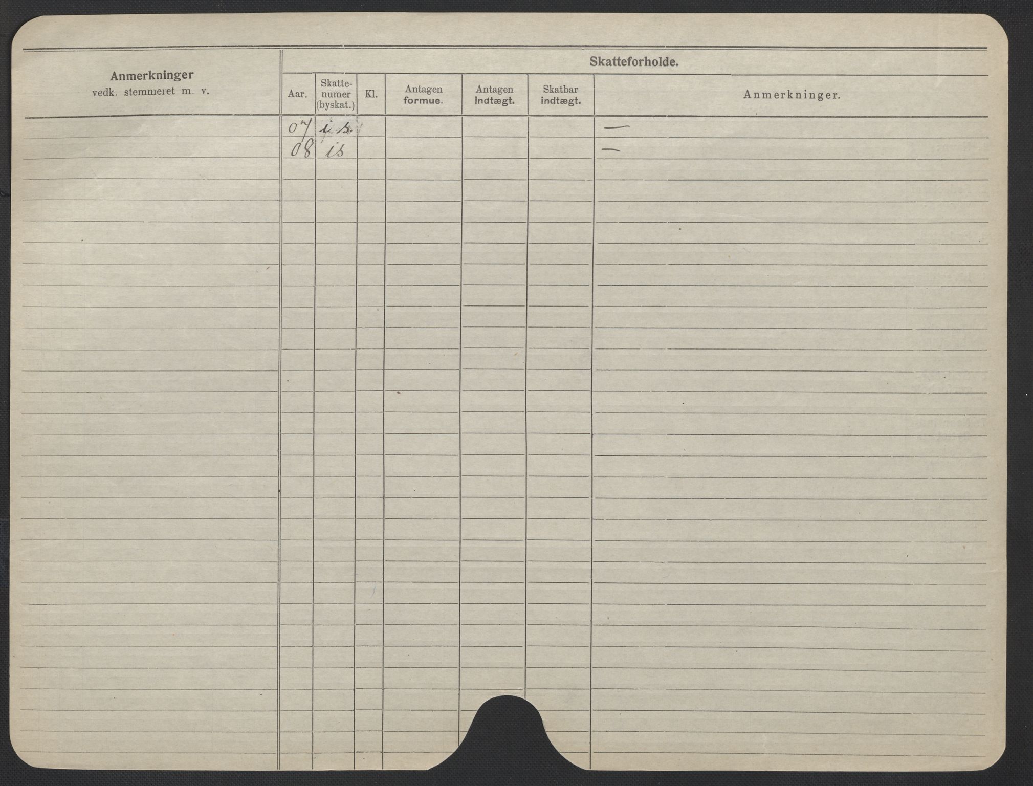 Oslo folkeregister, Registerkort, AV/SAO-A-11715/F/Fa/Fac/L0019: Kvinner, 1906-1914, p. 24b