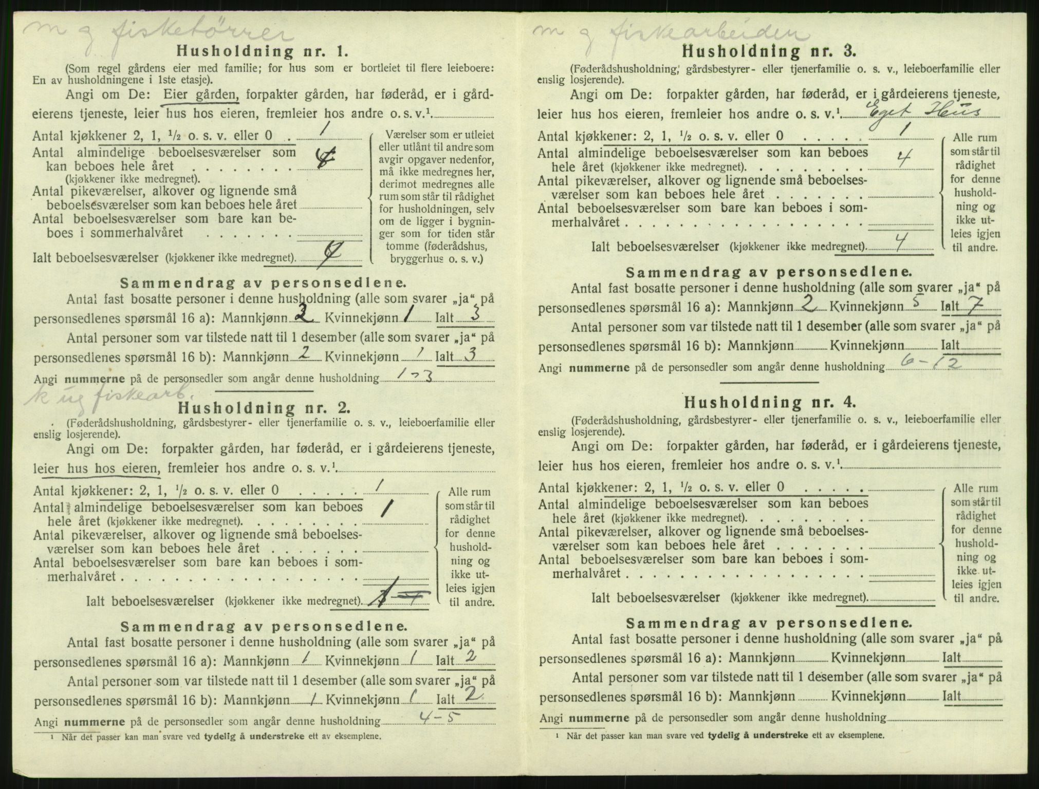 SAT, 1920 census for Bremsnes, 1920, p. 710