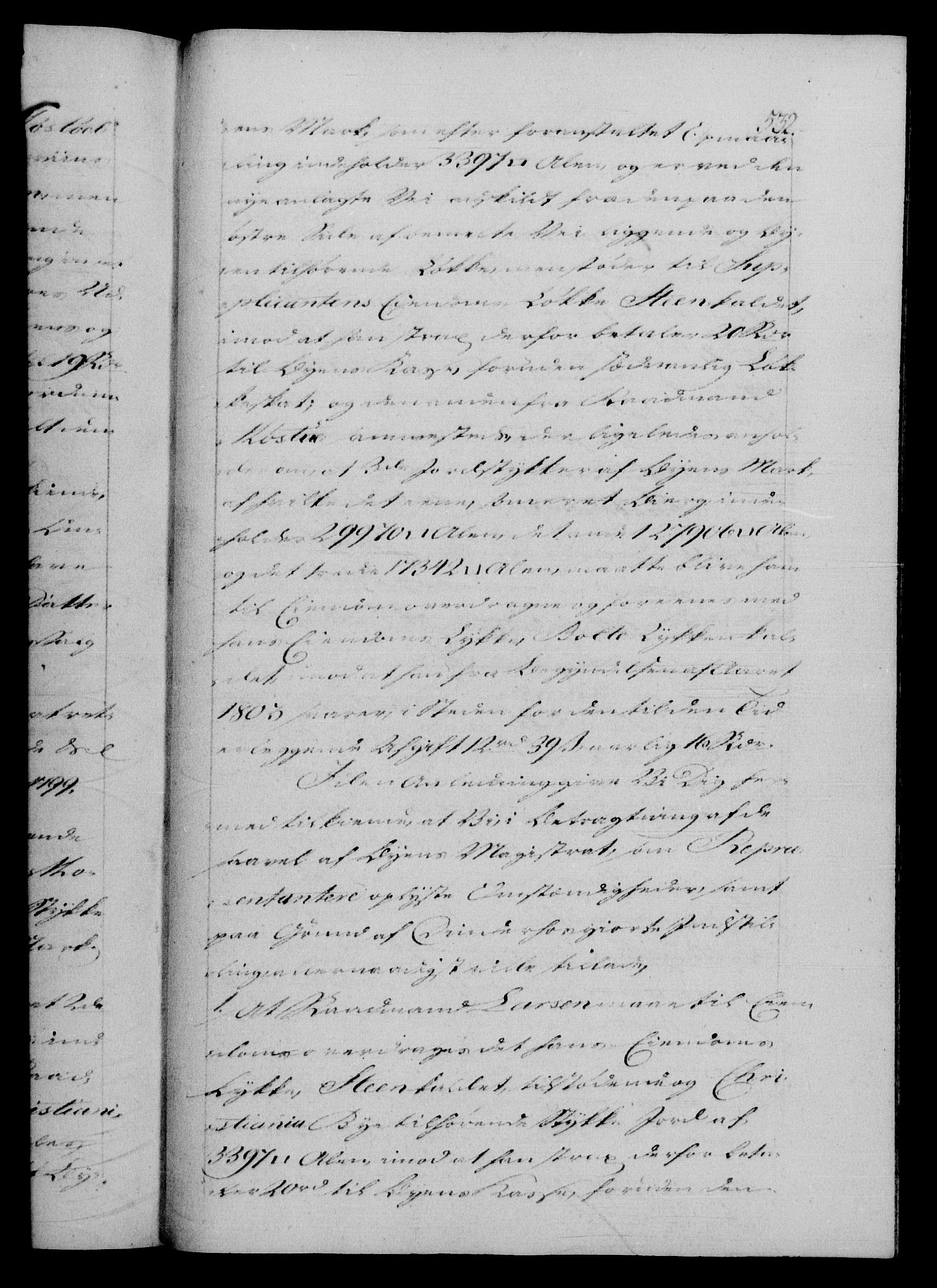 Danske Kanselli 1572-1799, AV/RA-EA-3023/F/Fc/Fca/Fcab/L0046: Norske tegnelser, 1797-1799, p. 532a
