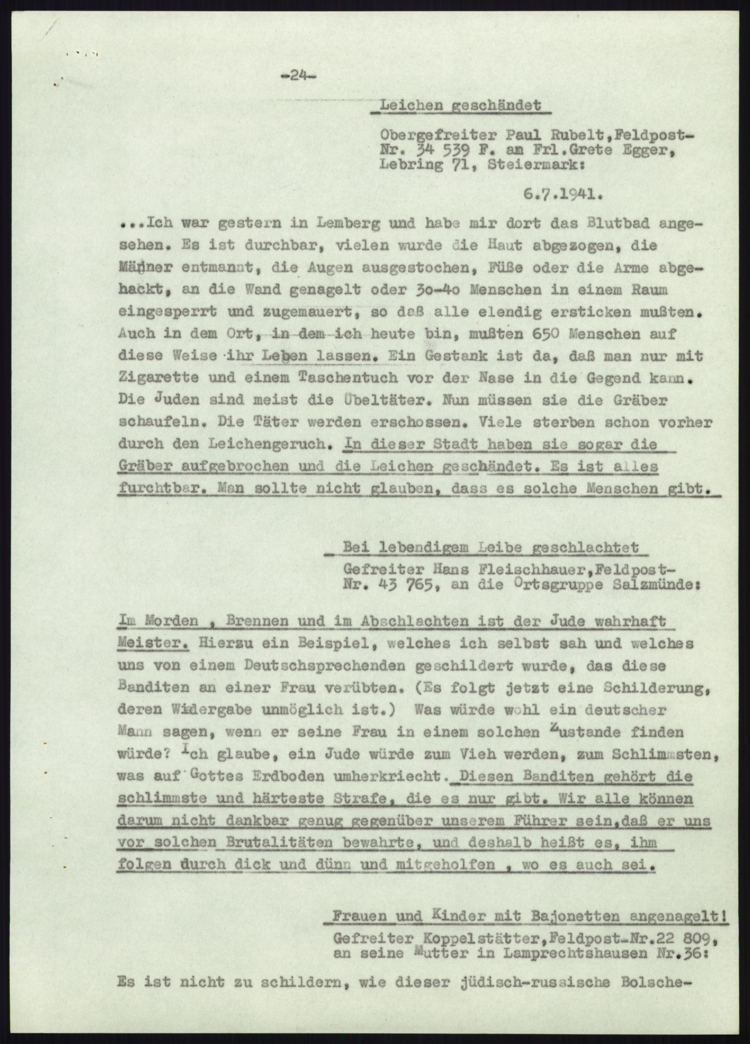 Forsvarets Overkommando. 2 kontor. Arkiv 11.4. Spredte tyske arkivsaker, AV/RA-RAFA-7031/D/Dar/Darb/L0010: Reichskommissariat - Hauptabteilung Volksaufklärung und Propaganda, 1940-1943, p. 573