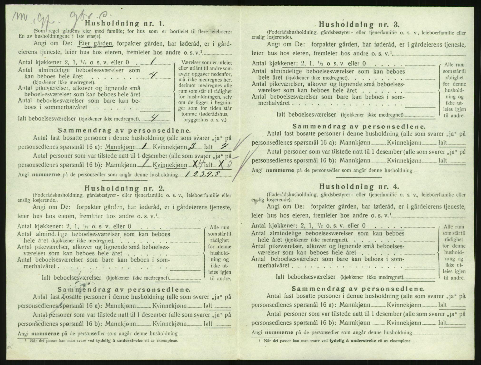 SAKO, 1920 census for Hedrum, 1920, p. 1508