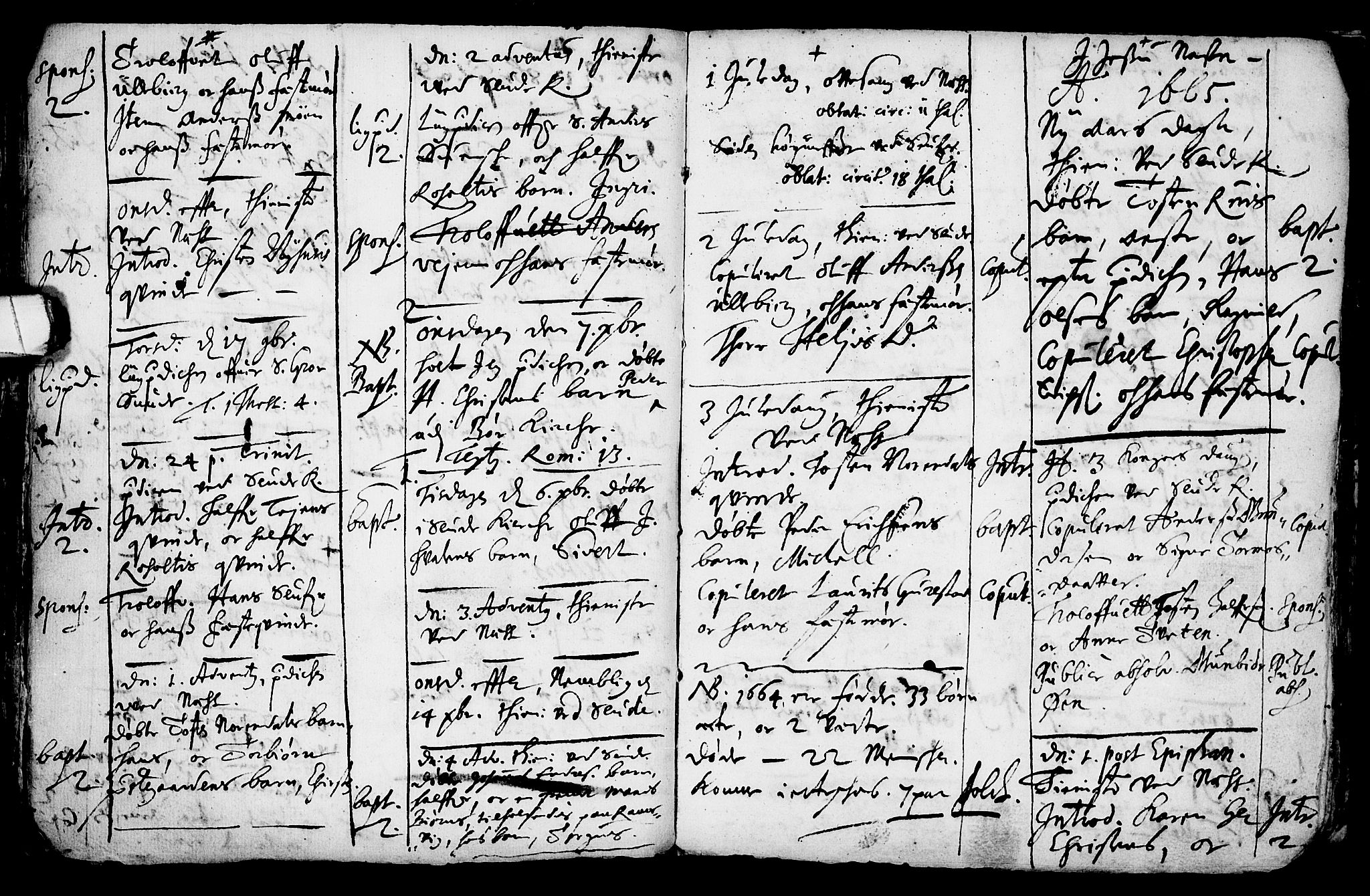 Sauherad kirkebøker, SAKO/A-298/F/Fa/L0001: Parish register (official) no. I 1, 1649-1681