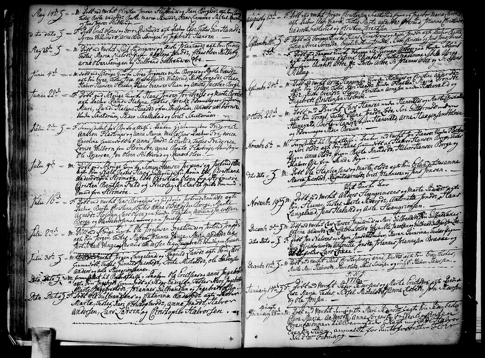 Skoger kirkebøker, SAKO/A-59/F/Fa/L0001: Parish register (official) no. I 1, 1746-1814, p. 41
