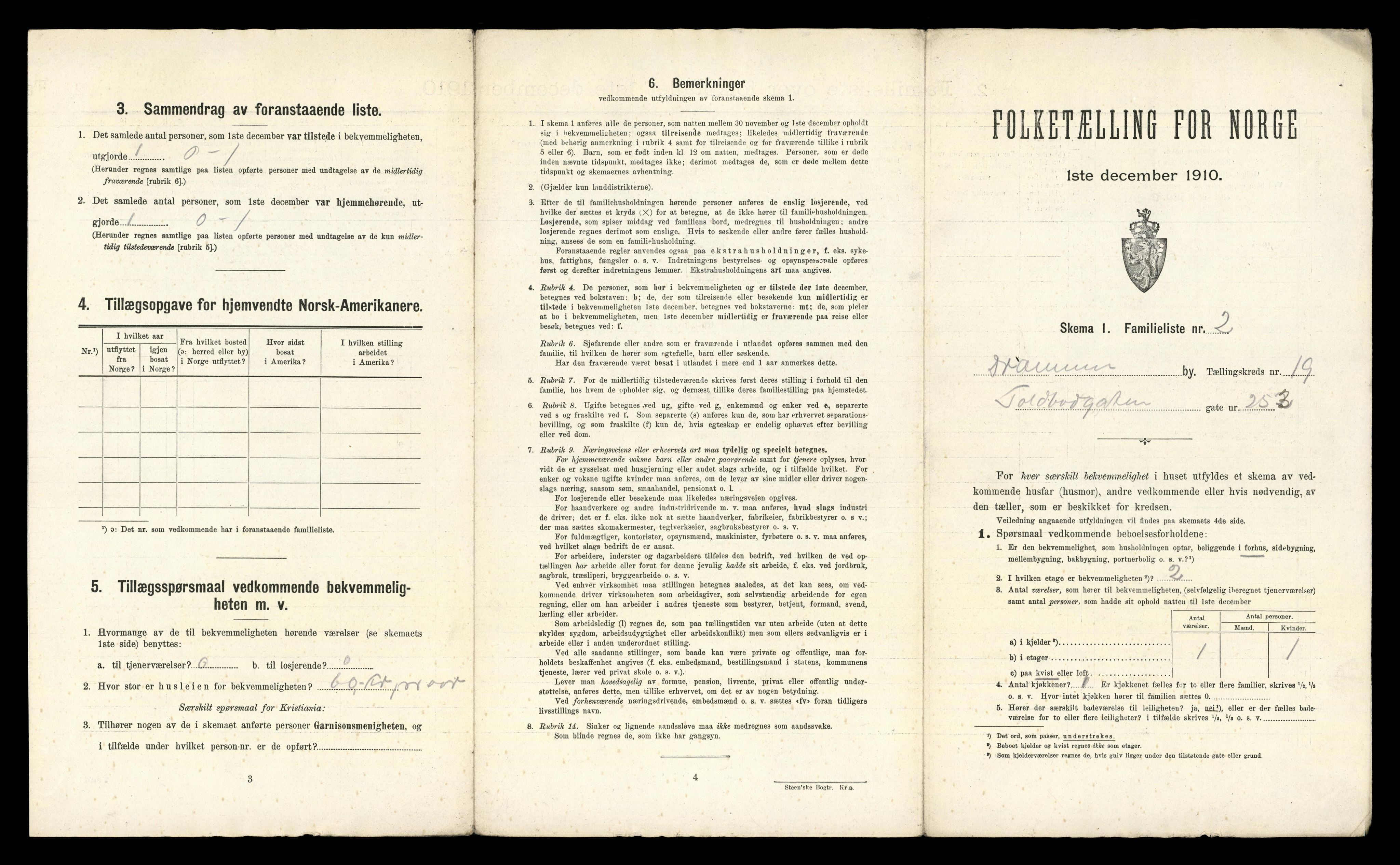 RA, 1910 census for Drammen, 1910, p. 12374