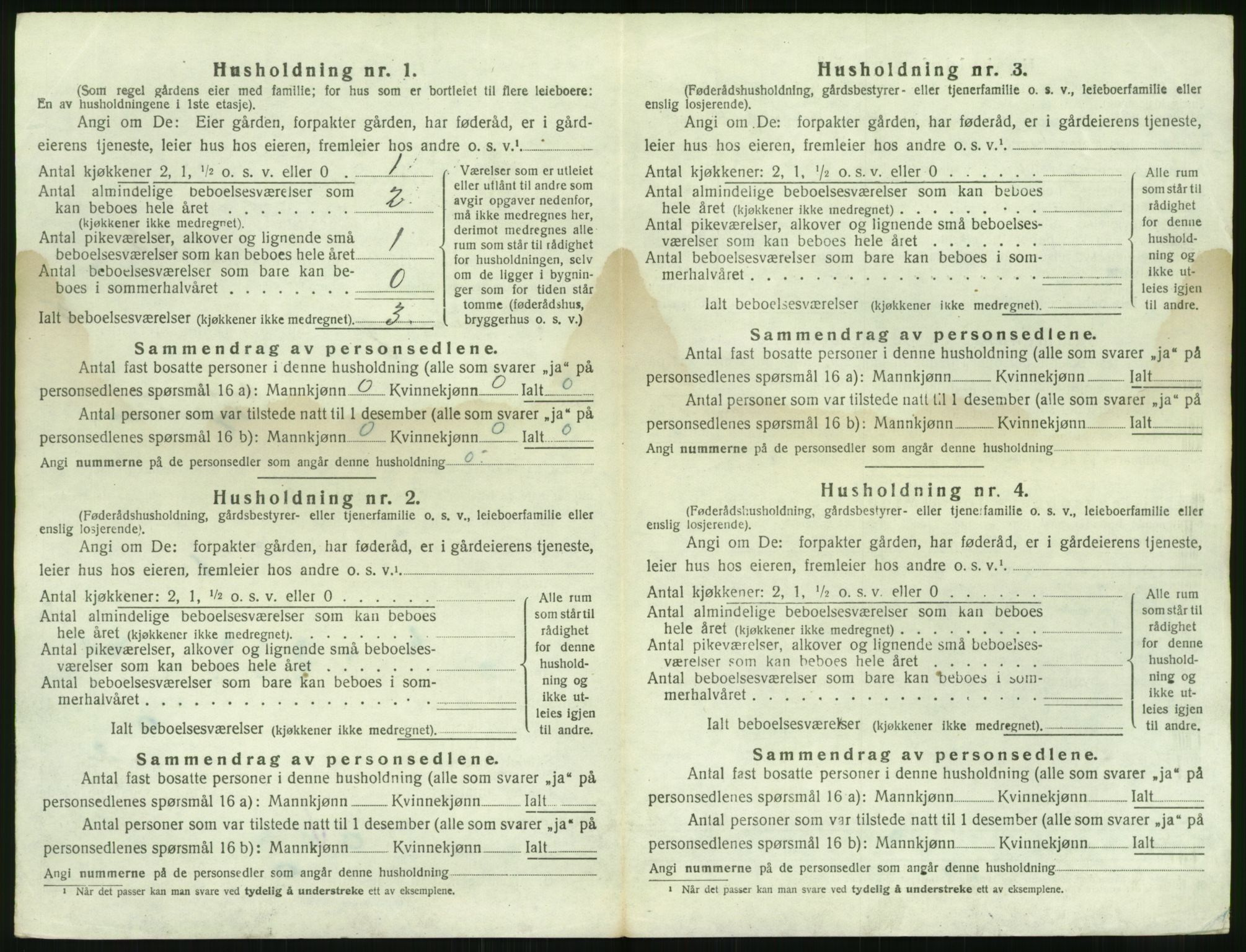 SAK, 1920 census for Tromøy, 1920, p. 662