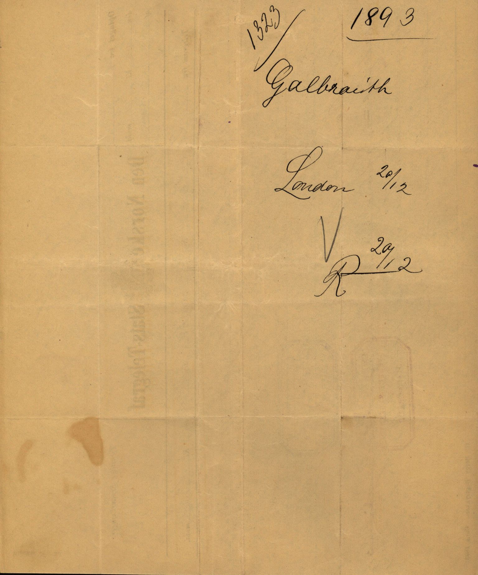 Pa 63 - Østlandske skibsassuranceforening, VEMU/A-1079/G/Ga/L0030/0001: Havaridokumenter / Leif, Korsvei, Margret, Mangerton, Mathilde, Island, Andover, 1893, p. 177