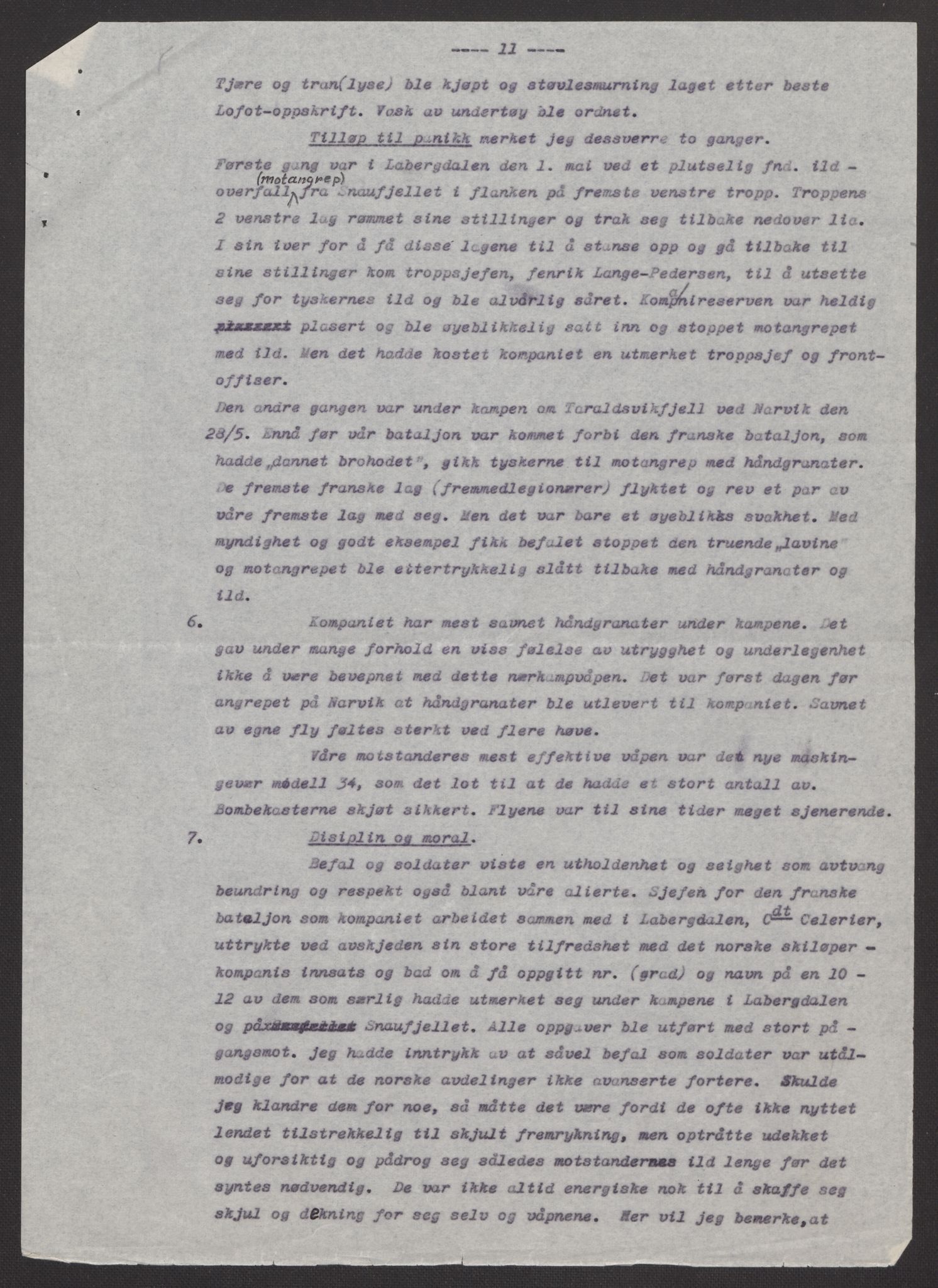 Forsvaret, Forsvarets krigshistoriske avdeling, AV/RA-RAFA-2017/Y/Yb/L0147: II-C-11-622  -  6. Divisjon, 1940, p. 198