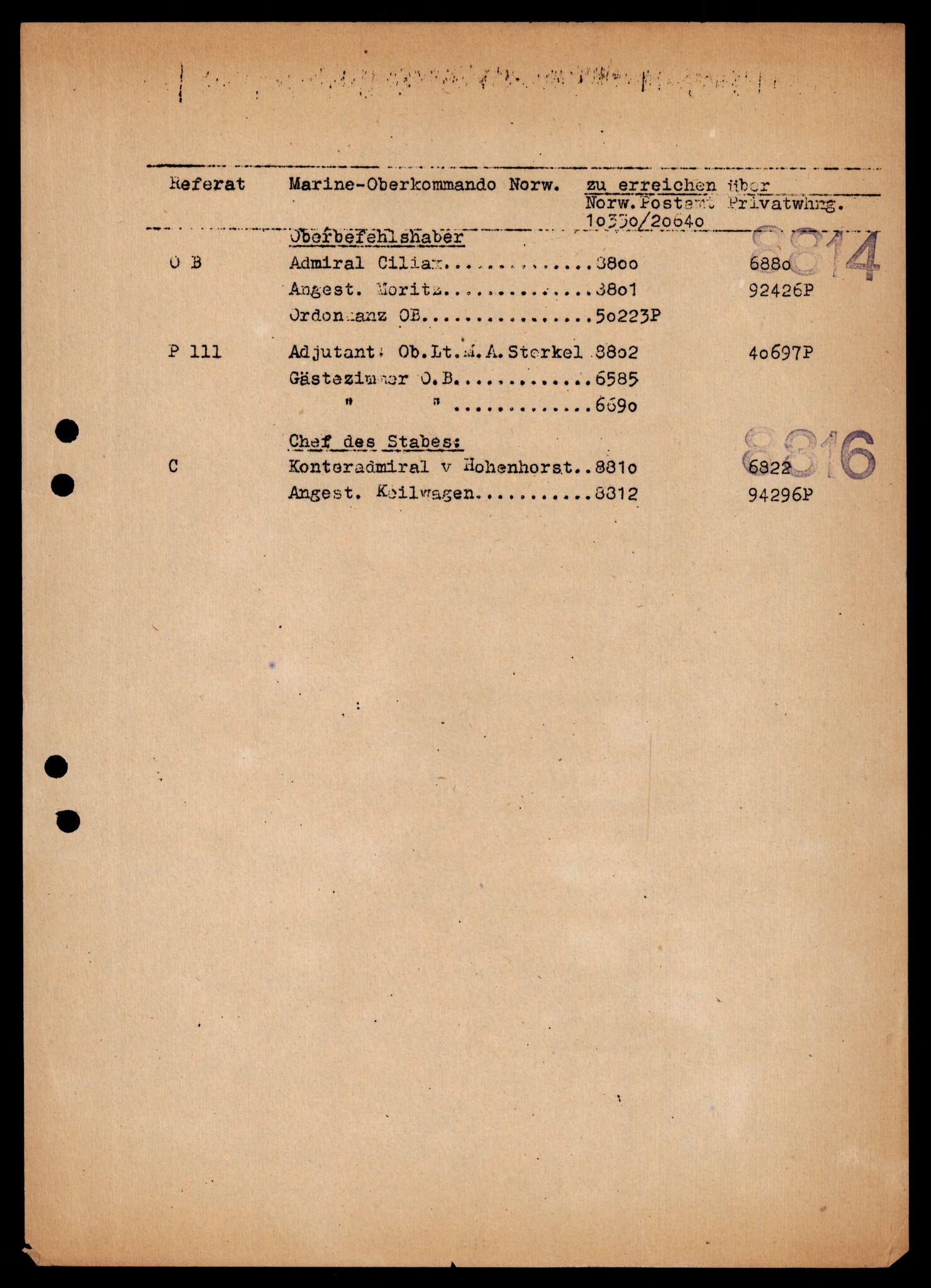 Forsvarets Overkommando. 2 kontor. Arkiv 11.4. Spredte tyske arkivsaker, AV/RA-RAFA-7031/D/Dar/Darb/L0014: Reichskommissariat., 1942-1944, p. 398