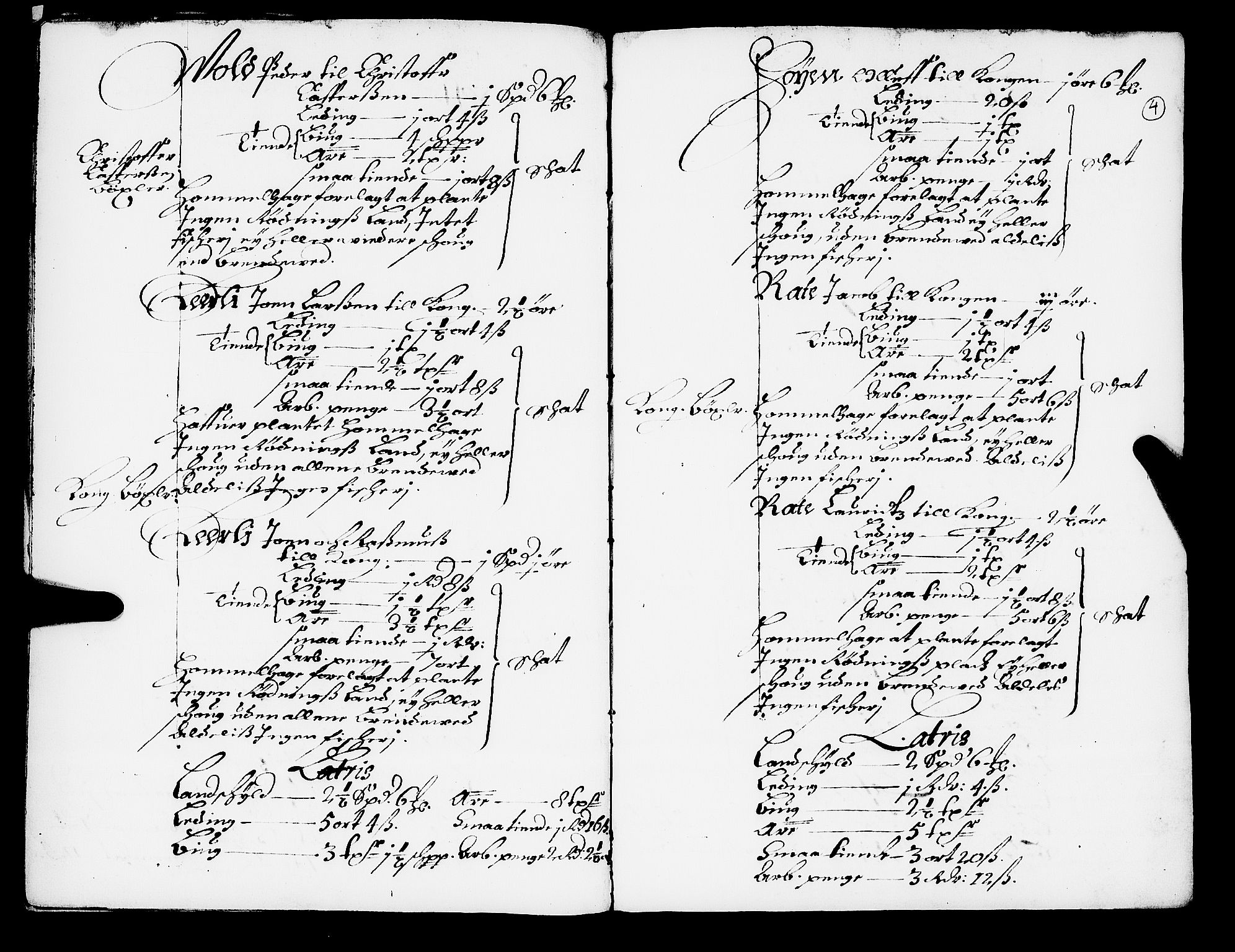 Rentekammeret inntil 1814, Realistisk ordnet avdeling, AV/RA-EA-4070/N/Nb/Nba/L0051: Gauldal fogderi, 1667, p. 3b-4a