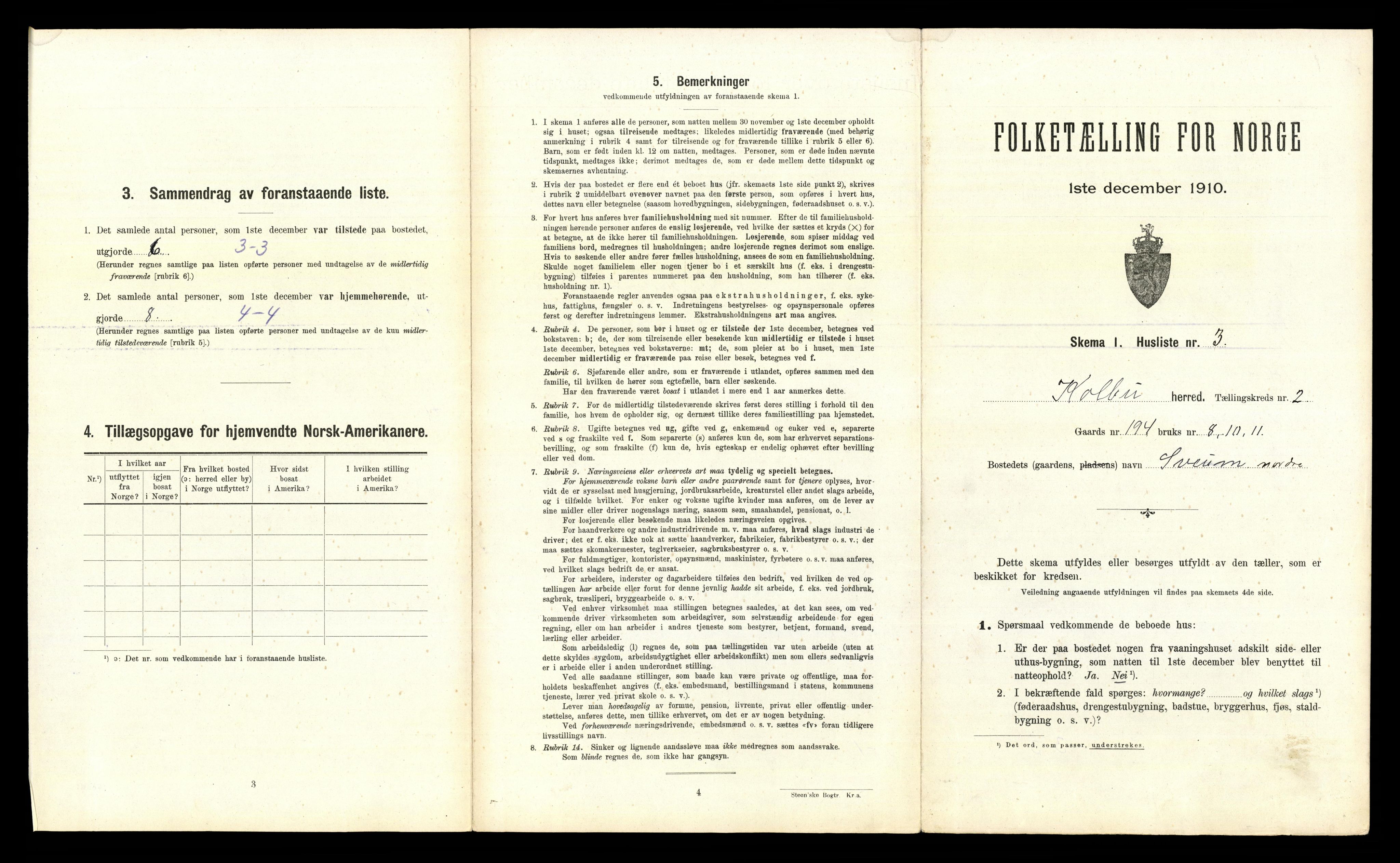 RA, 1910 census for Kolbu, 1910, p. 150