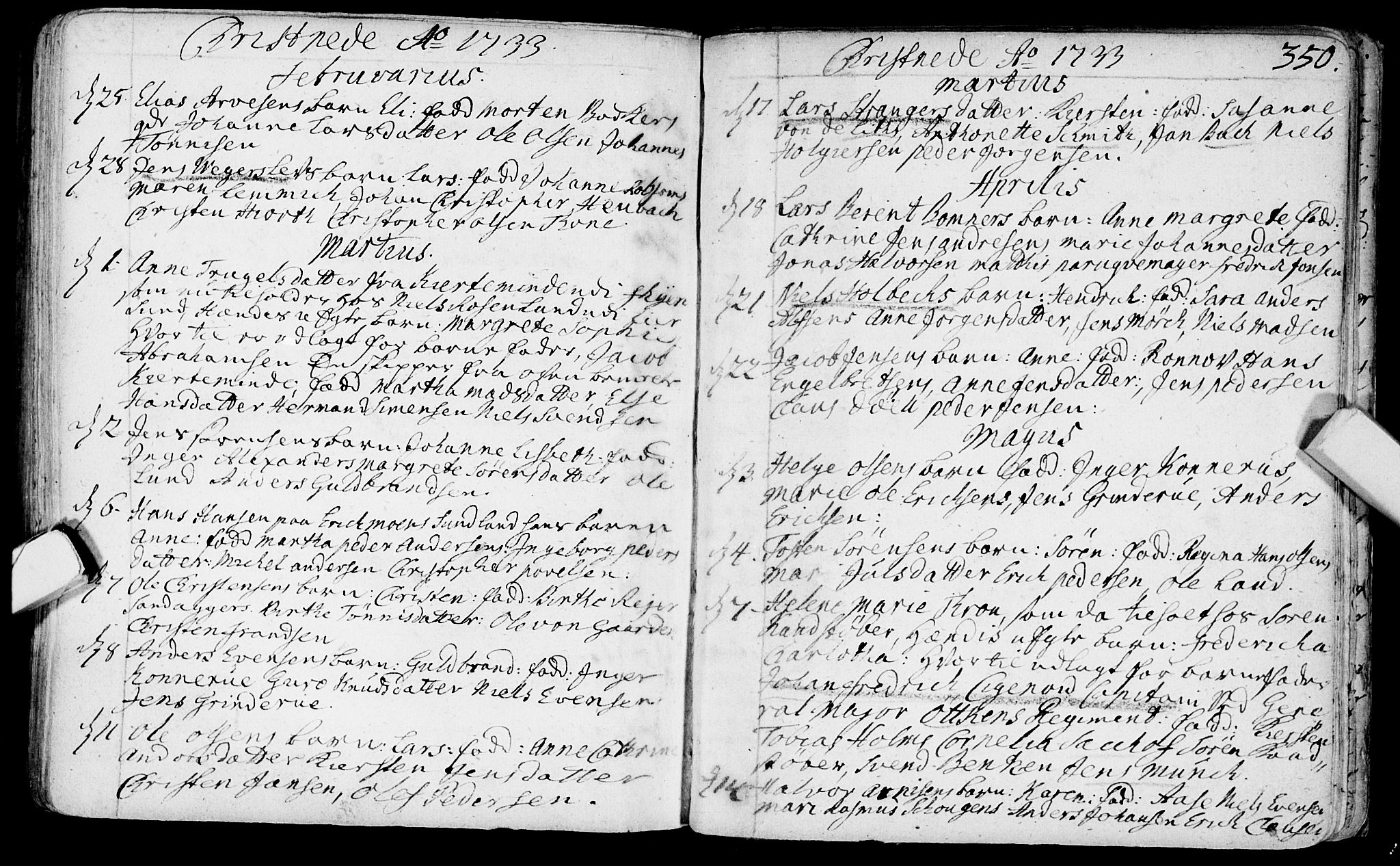 Bragernes kirkebøker, AV/SAKO-A-6/F/Fa/L0003: Parish register (official) no. I 3, 1706-1734, p. 350