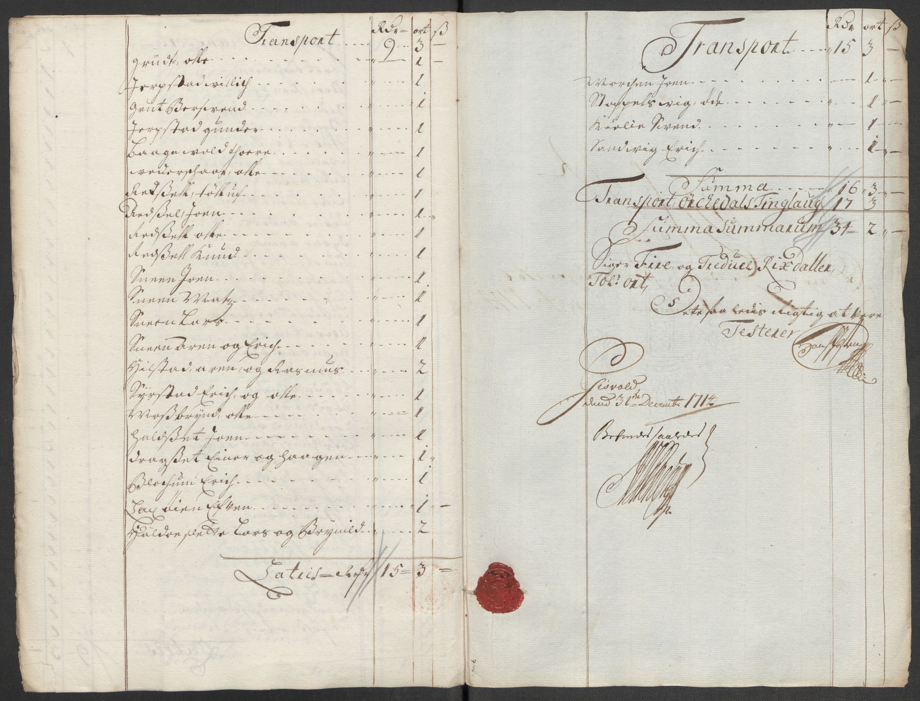 Rentekammeret inntil 1814, Reviderte regnskaper, Fogderegnskap, RA/EA-4092/R60/L3965: Fogderegnskap Orkdal og Gauldal, 1714, p. 202