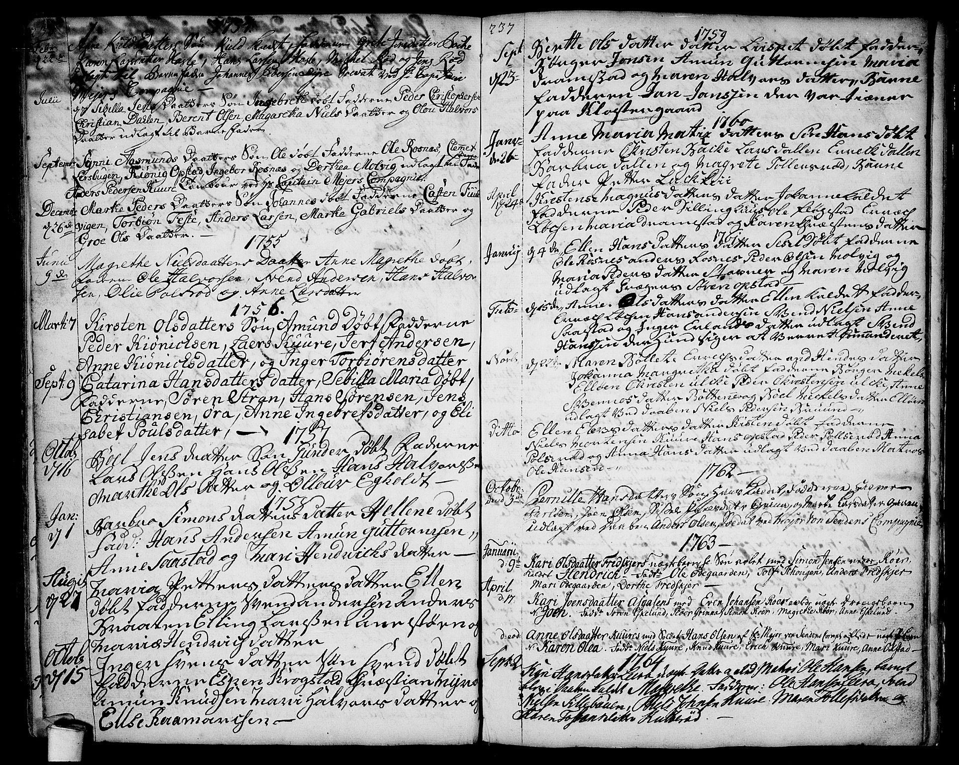 Rygge prestekontor Kirkebøker, AV/SAO-A-10084b/F/Fa/L0001: Parish register (official) no. 1, 1725-1771, p. 236-237