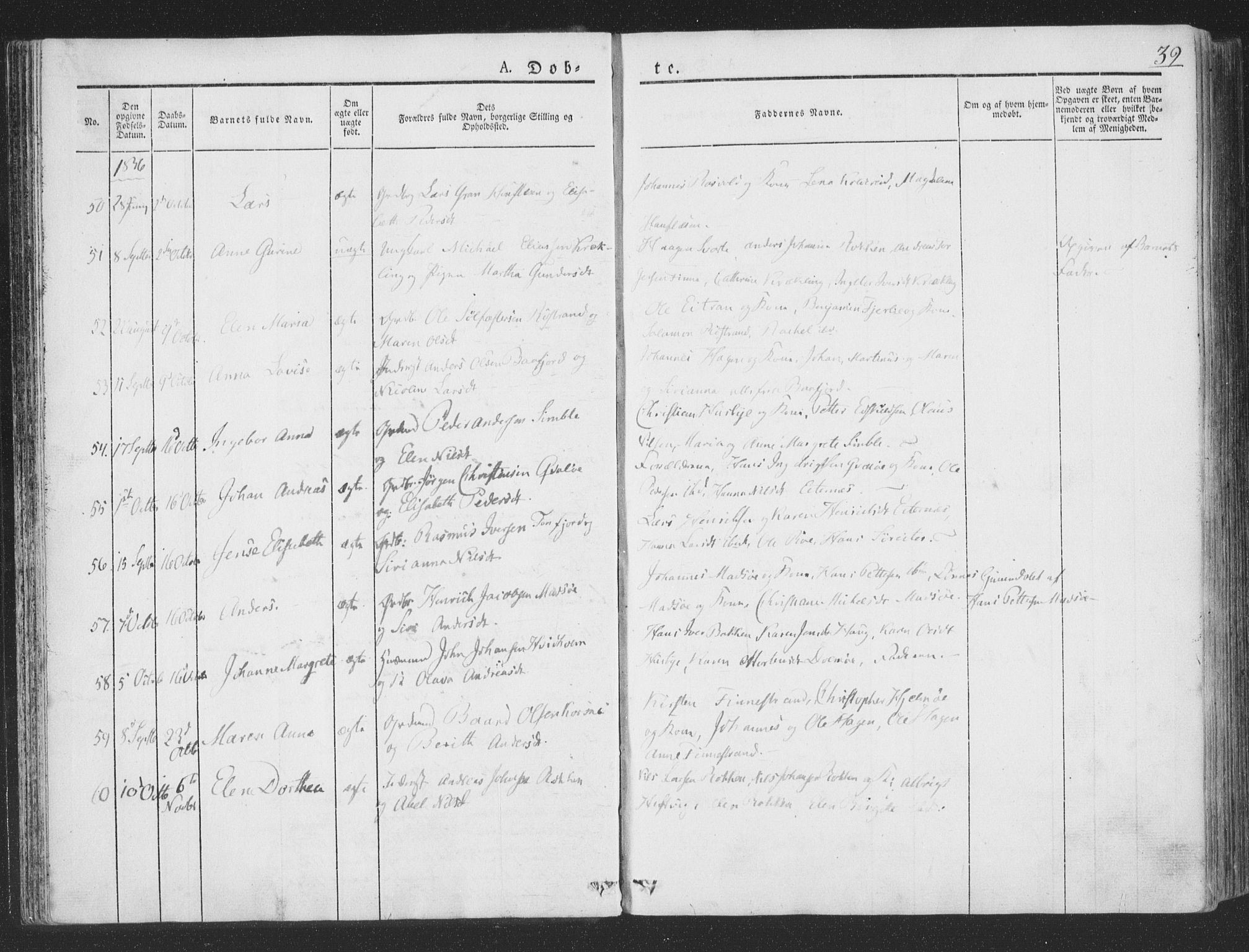 Ministerialprotokoller, klokkerbøker og fødselsregistre - Nord-Trøndelag, SAT/A-1458/780/L0639: Parish register (official) no. 780A04, 1830-1844, p. 39