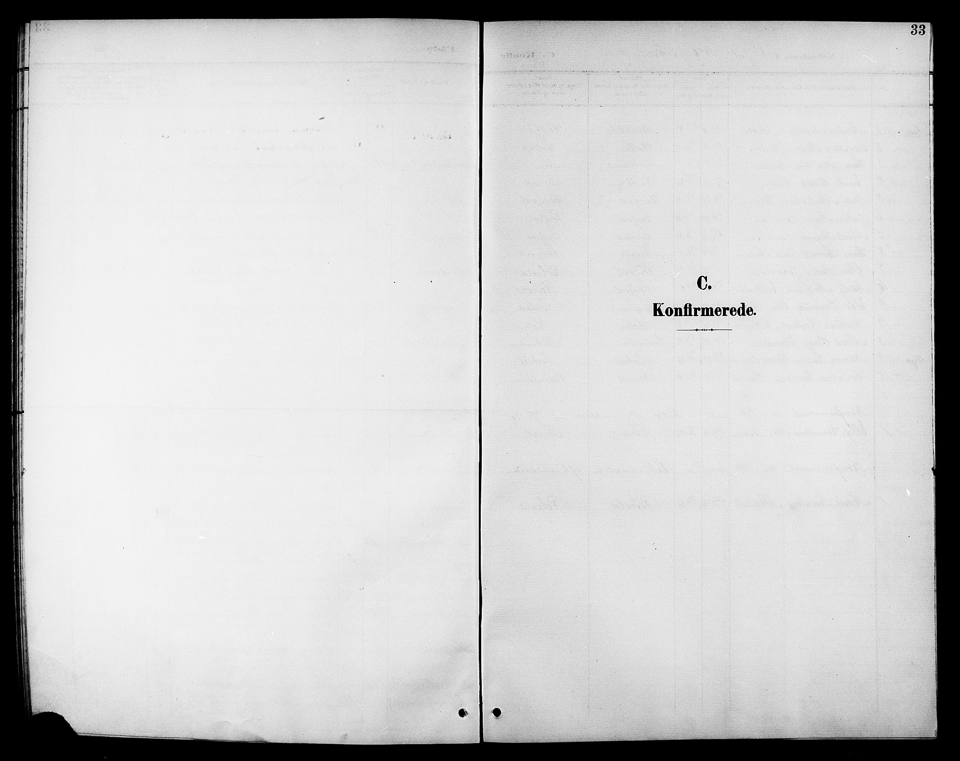 Ministerialprotokoller, klokkerbøker og fødselsregistre - Nordland, SAT/A-1459/811/L0170: Parish register (copy) no. 811C02, 1896-1908, p. 33