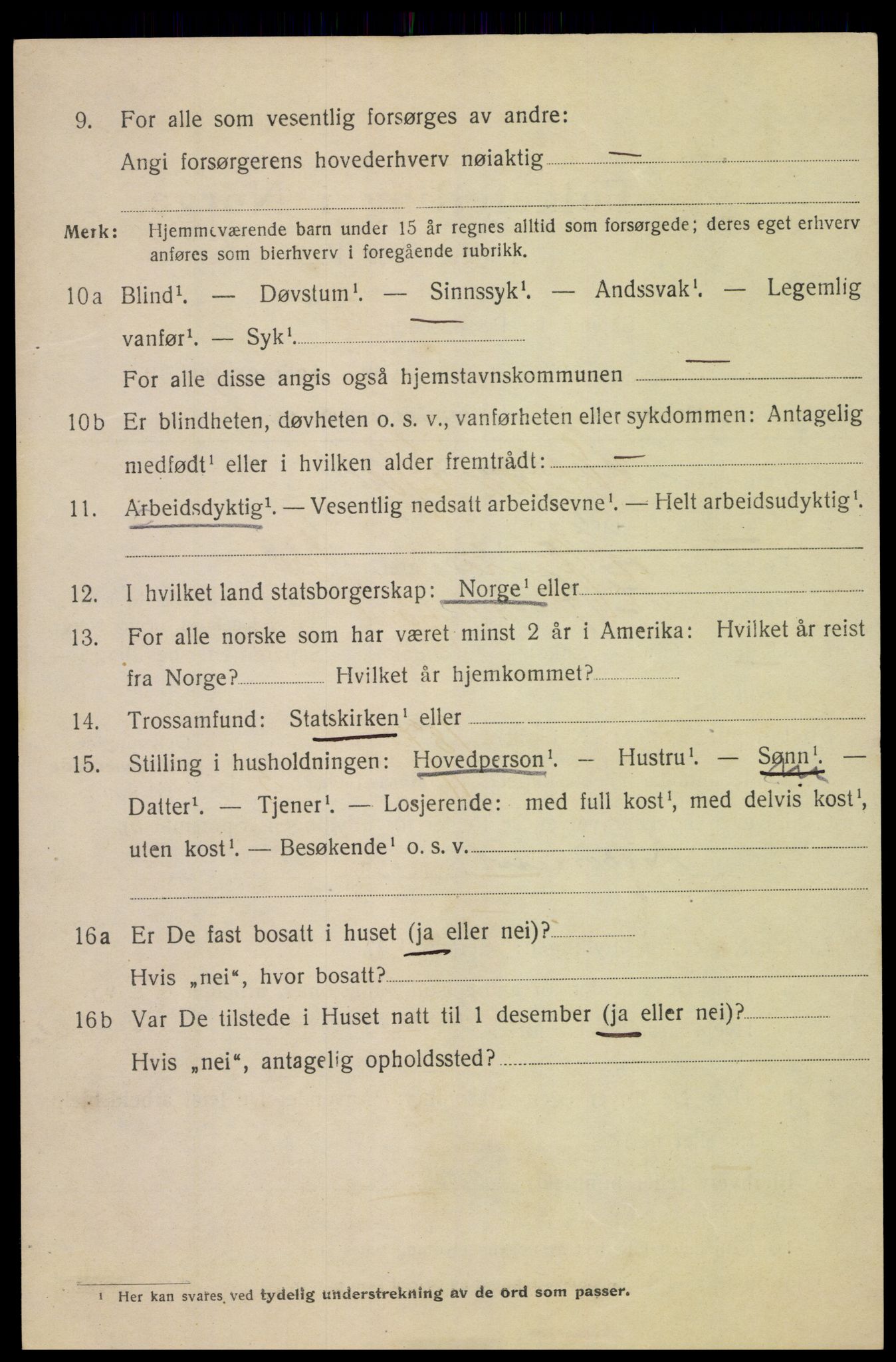 SAK, 1920 census for Flekkefjord, 1920, p. 5775