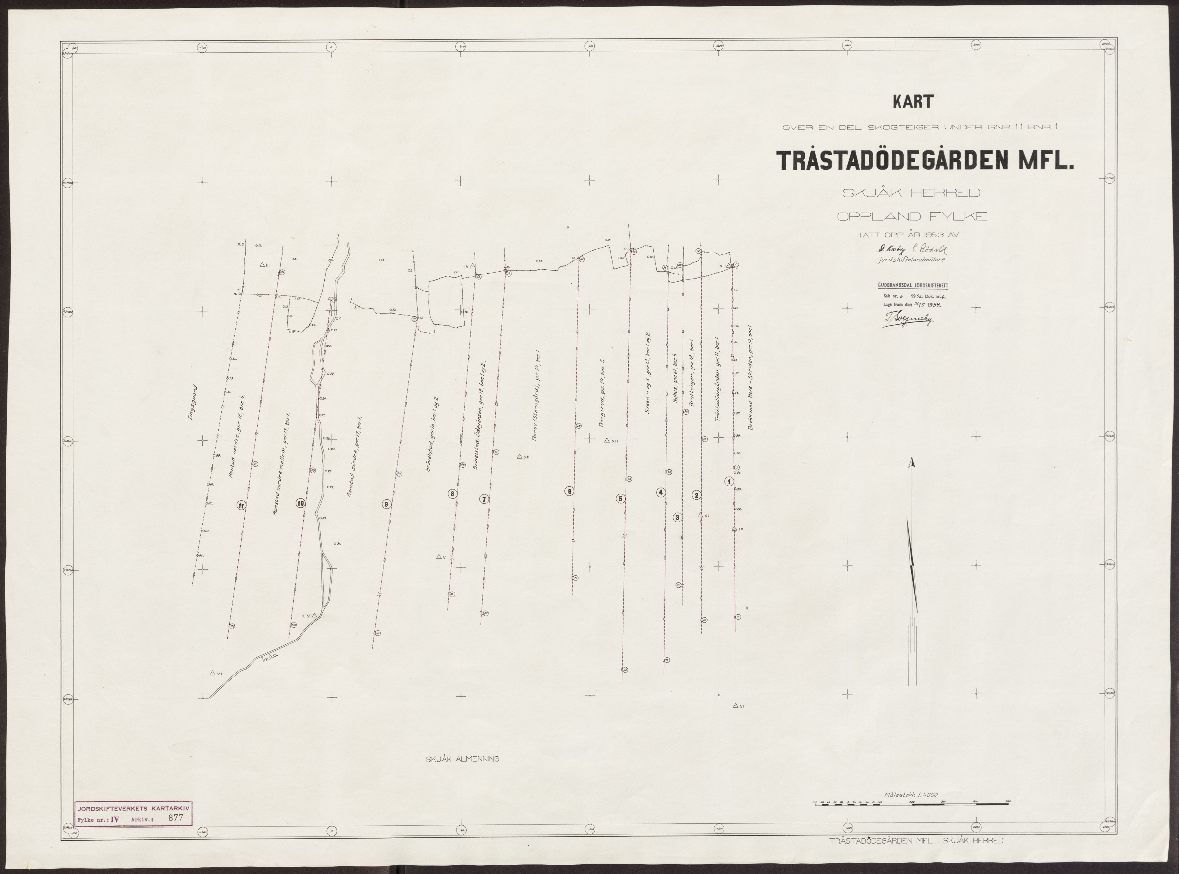 Jordskifteverkets kartarkiv, RA/S-3929/T, 1859-1988, p. 1098