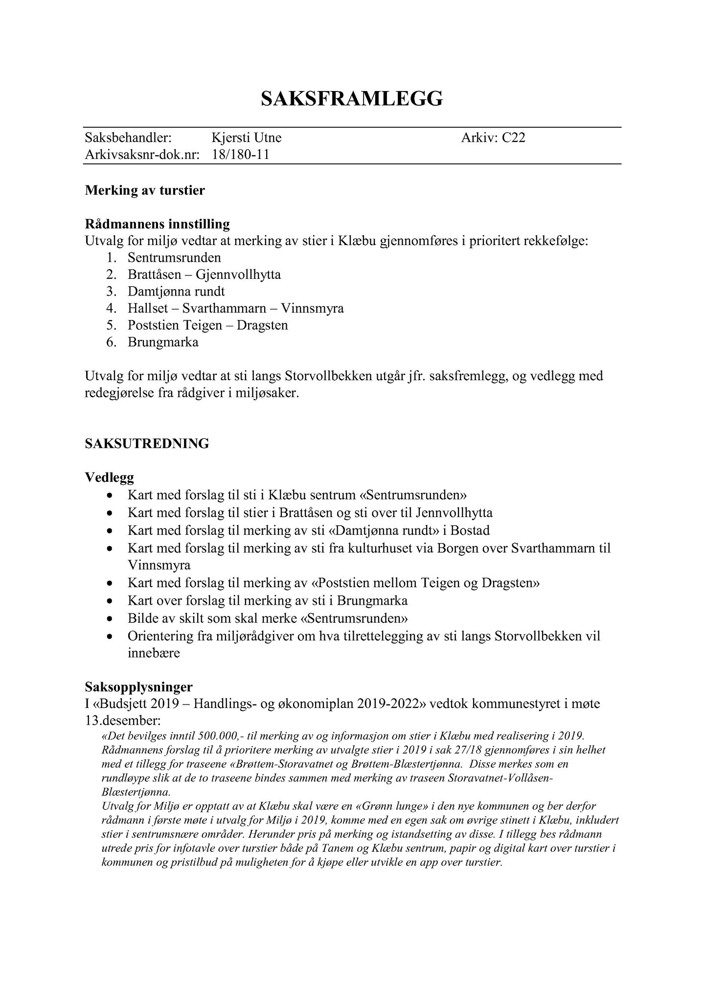 Klæbu Kommune, TRKO/KK/06-UM/L006: Utvalg for miljø - Møtedokumenter 2019, 2019, p. 42