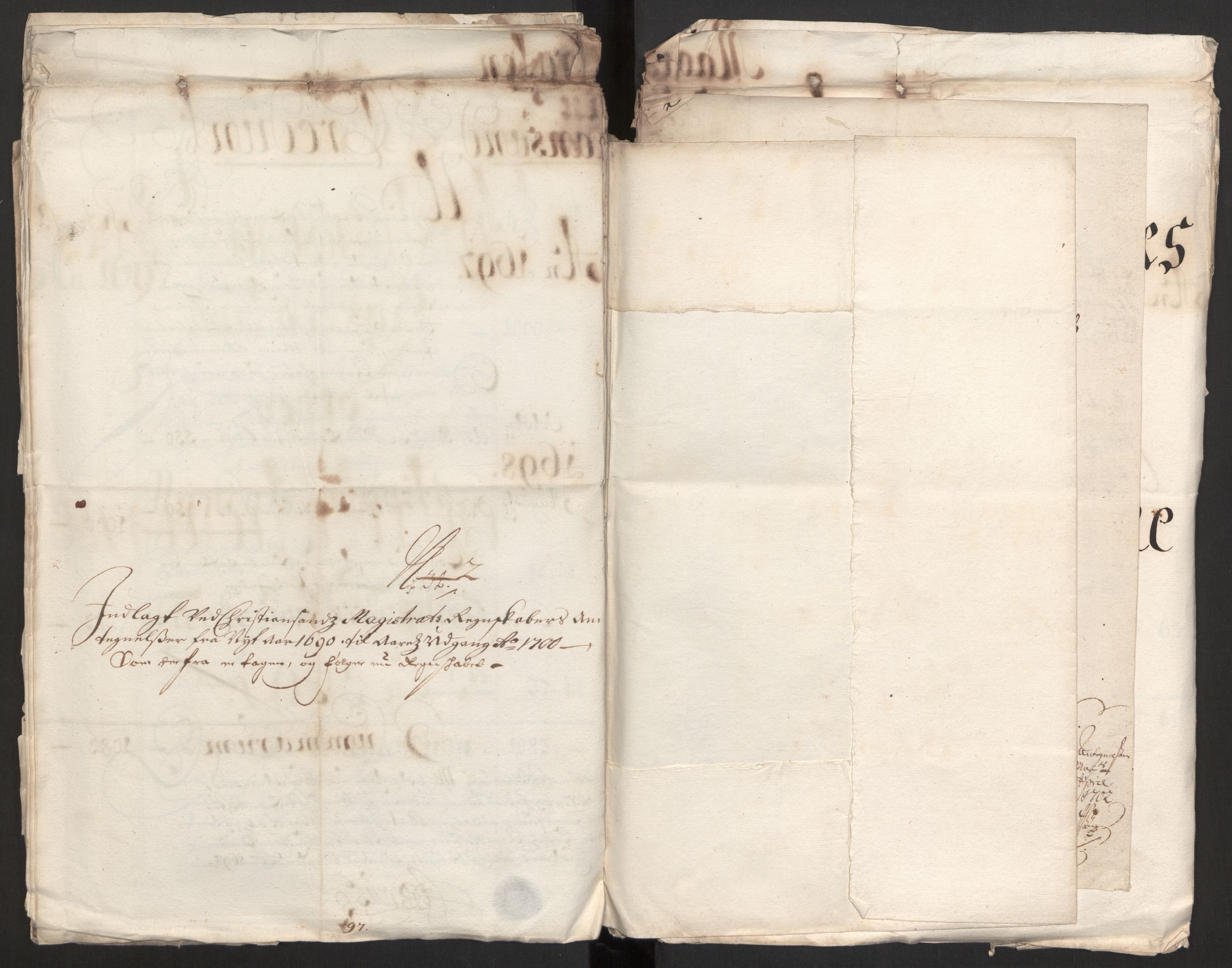 Rentekammeret inntil 1814, Reviderte regnskaper, Byregnskaper, RA/EA-4066/R/Rm/L0258: [M1] Kontribusjonsregnskap, 1664-1700, p. 75
