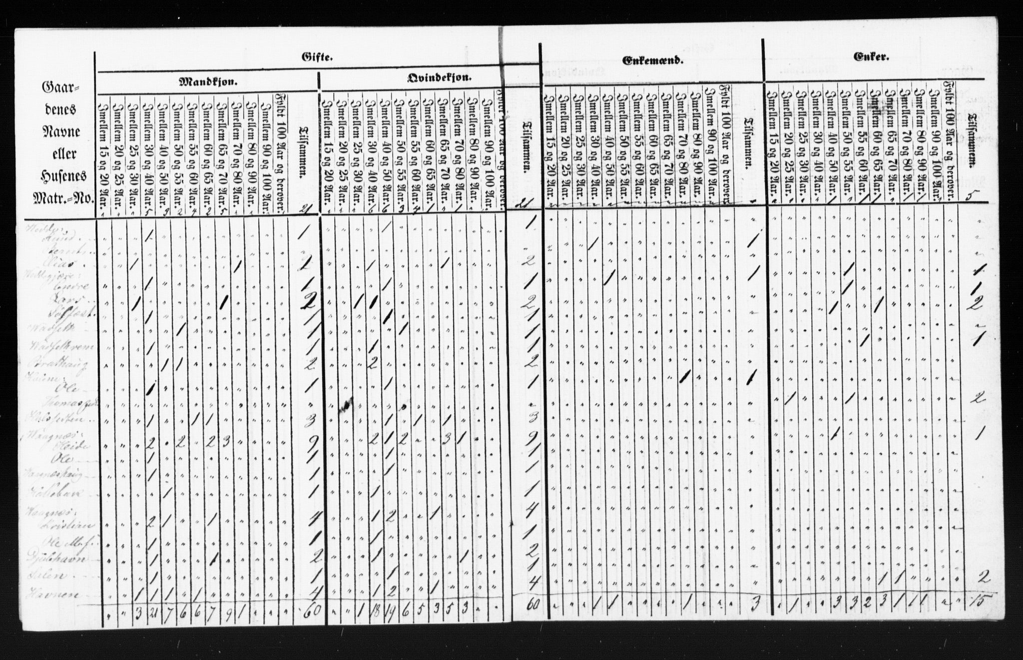 SAT, Census 1855 for Borgund, 1855, p. 96