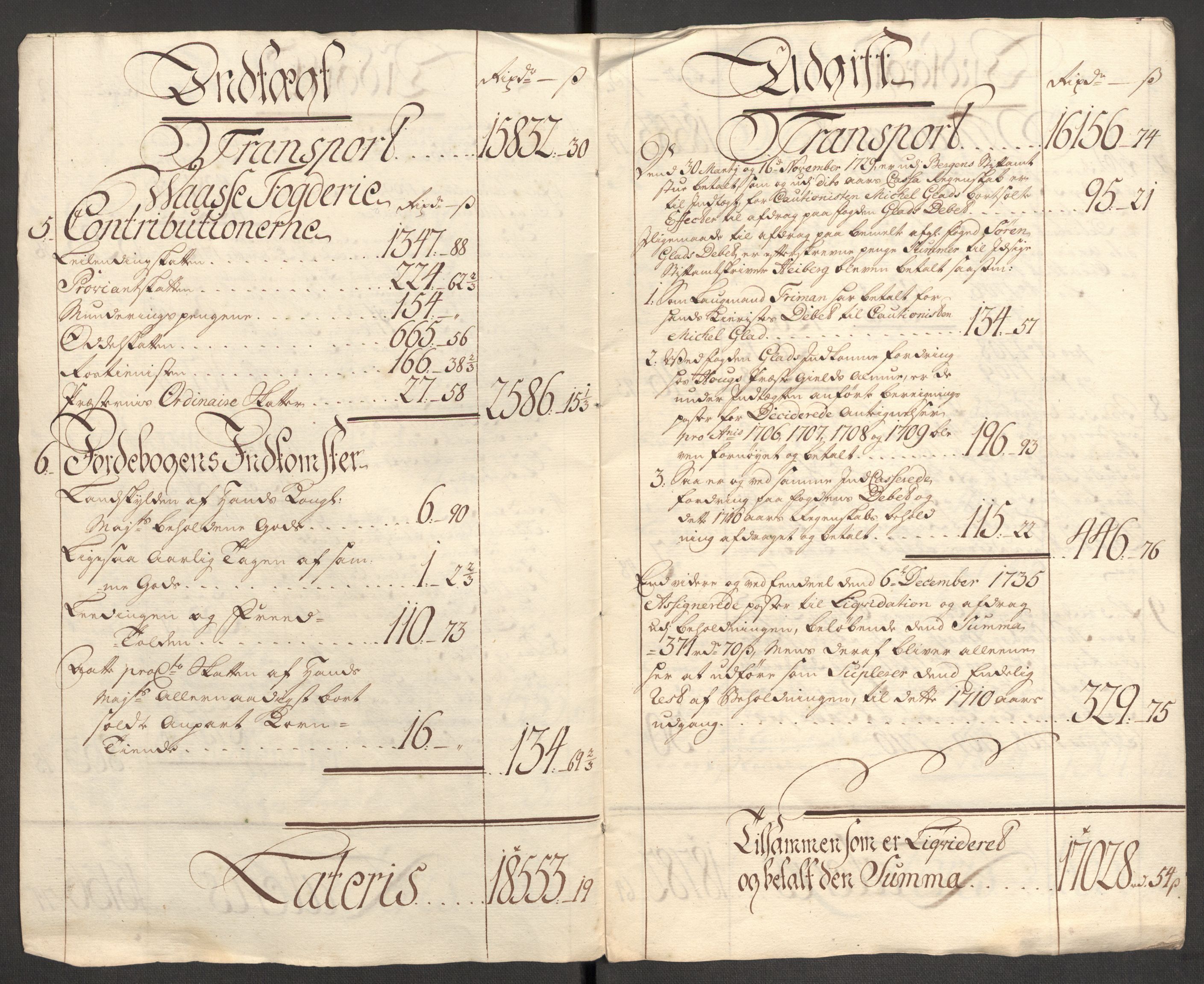 Rentekammeret inntil 1814, Reviderte regnskaper, Fogderegnskap, AV/RA-EA-4092/R51/L3191: Fogderegnskap Nordhordland og Voss, 1710, p. 31