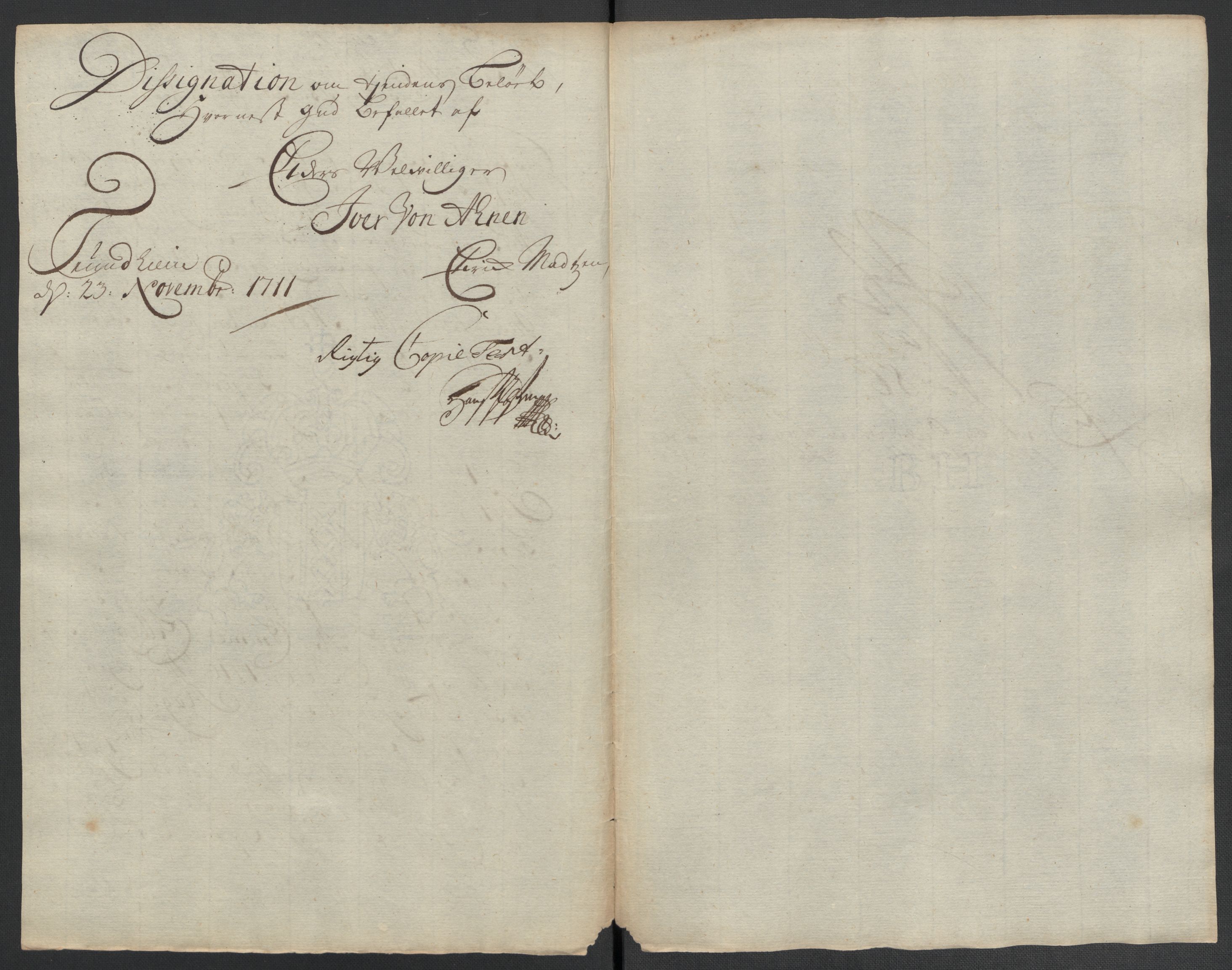 Rentekammeret inntil 1814, Reviderte regnskaper, Fogderegnskap, AV/RA-EA-4092/R60/L3962: Fogderegnskap Orkdal og Gauldal, 1711, p. 234