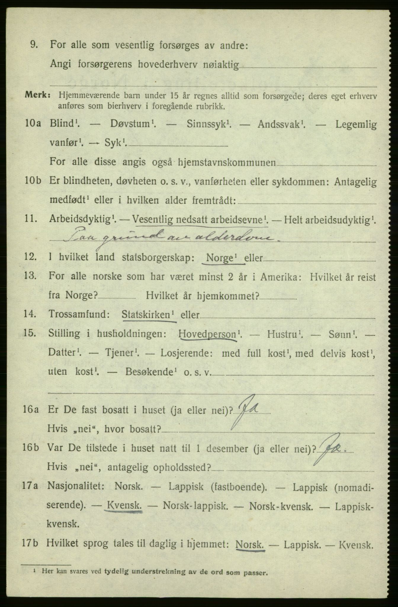 SATØ, 1920 census for Nord-Varanger, 1920, p. 2176