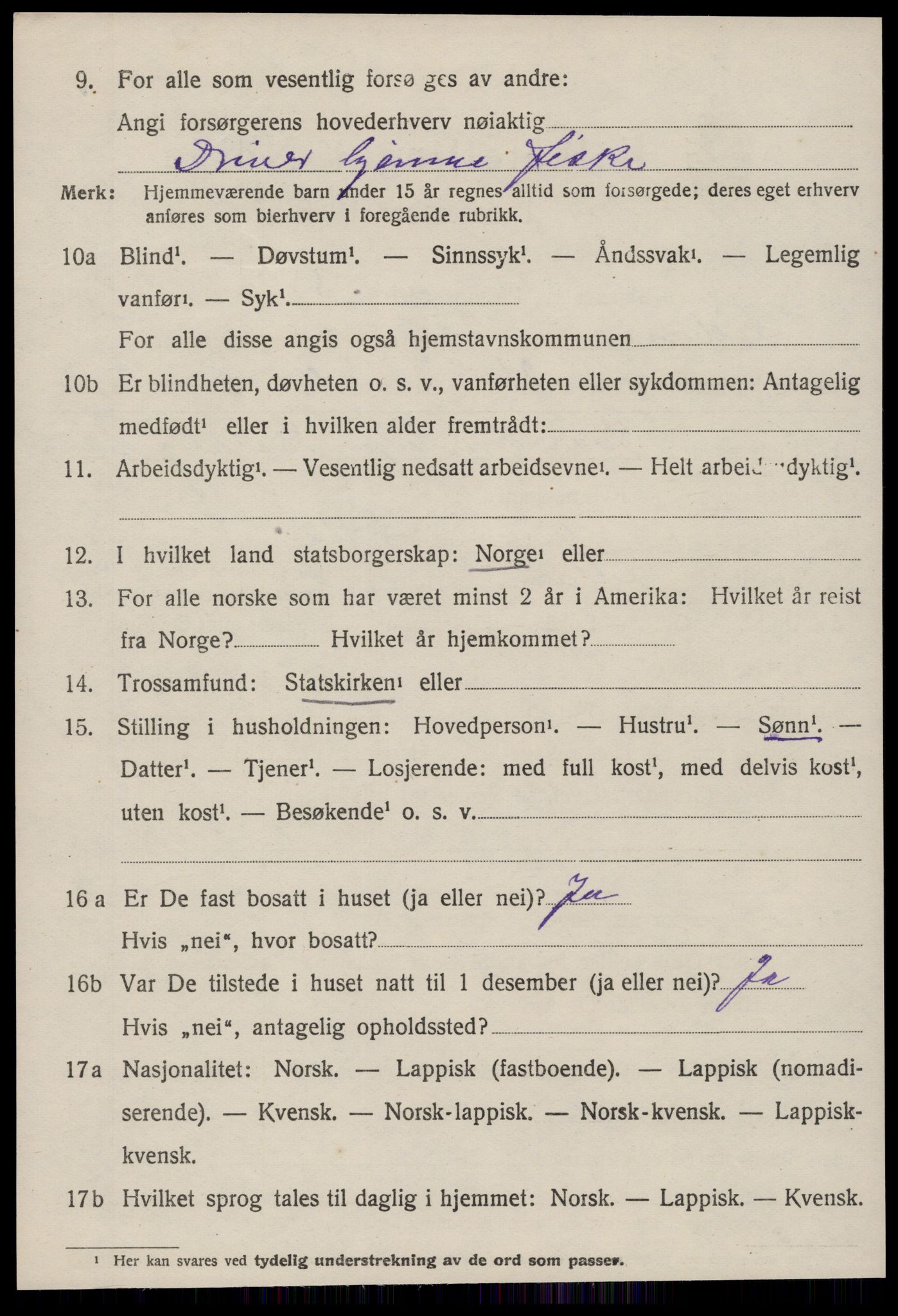 SAT, 1920 census for Fillan, 1920, p. 1757