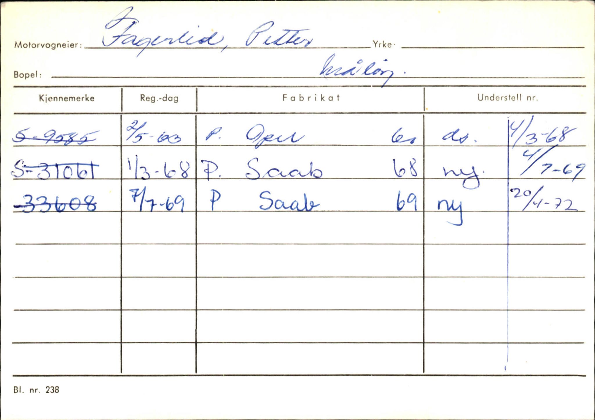 Statens vegvesen, Sogn og Fjordane vegkontor, AV/SAB-A-5301/4/F/L0144: Registerkort Vågsøy A-R, 1945-1975, p. 512