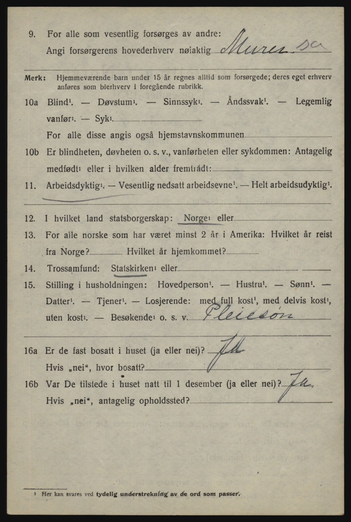 SAO, 1920 census for Skjeberg, 1920, p. 4792