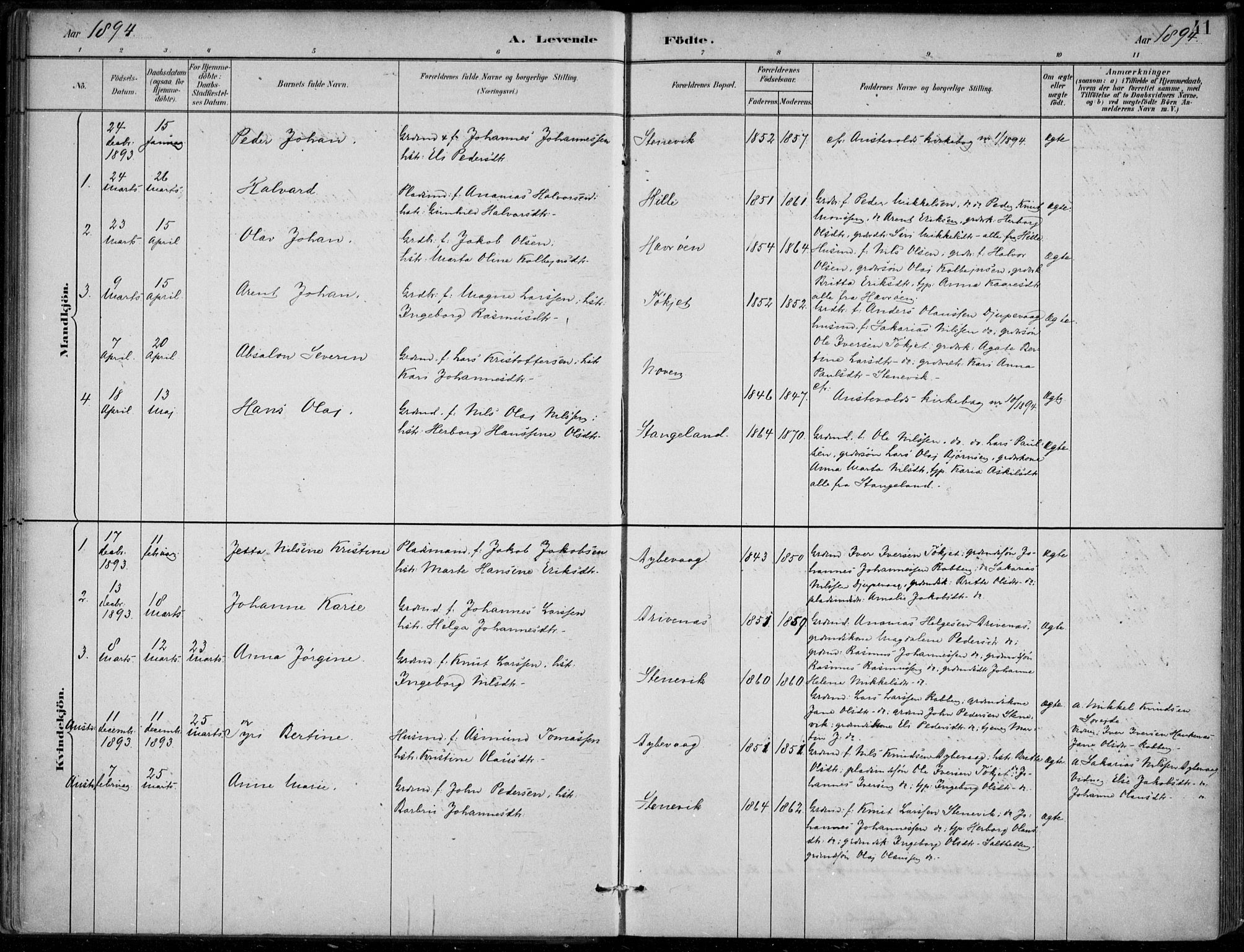 Sund sokneprestembete, AV/SAB-A-99930: Parish register (official) no. D 1, 1882-1899, p. 41