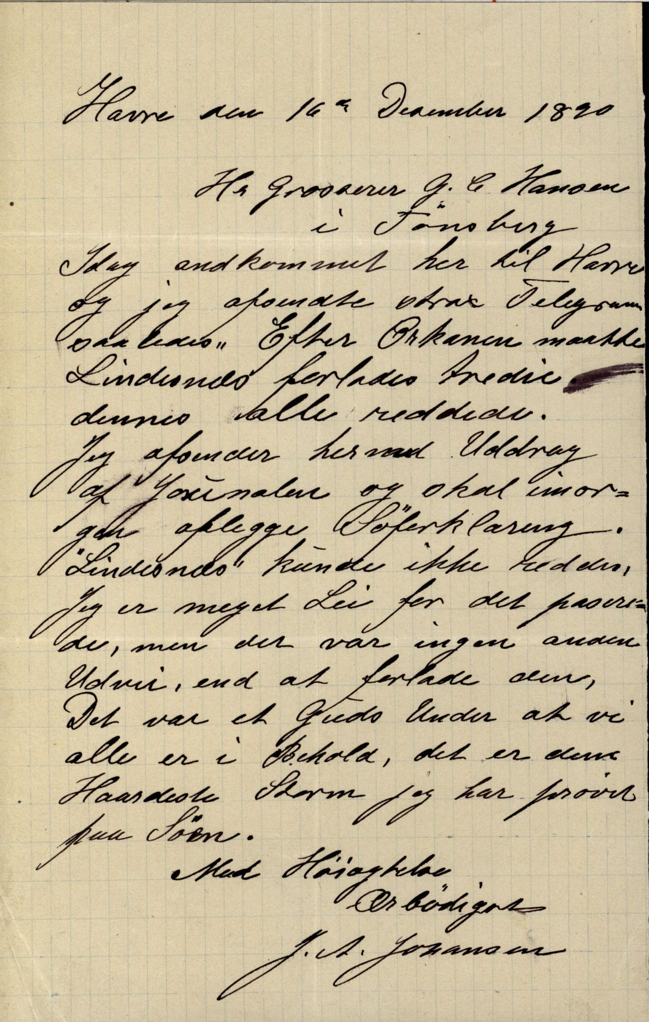 Pa 63 - Østlandske skibsassuranceforening, VEMU/A-1079/G/Ga/L0026/0005: Havaridokumenter / Kalliope, Kali, Maas, Favour, Lindesnæs, 1890, p. 86