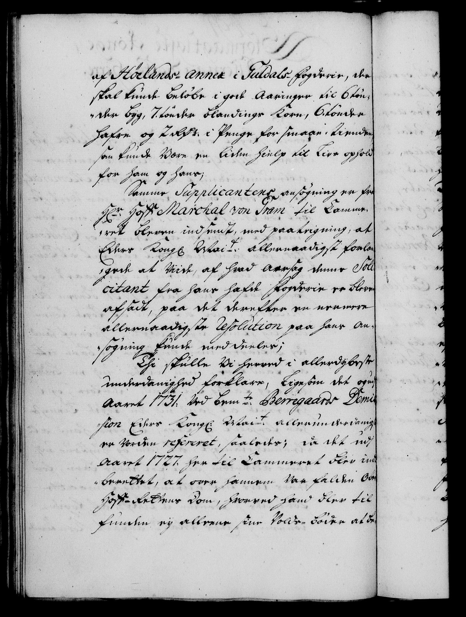 Rentekammeret, Kammerkanselliet, RA/EA-3111/G/Gf/Gfa/L0018: Norsk relasjons- og resolusjonsprotokoll (merket RK 52.18), 1735, p. 594