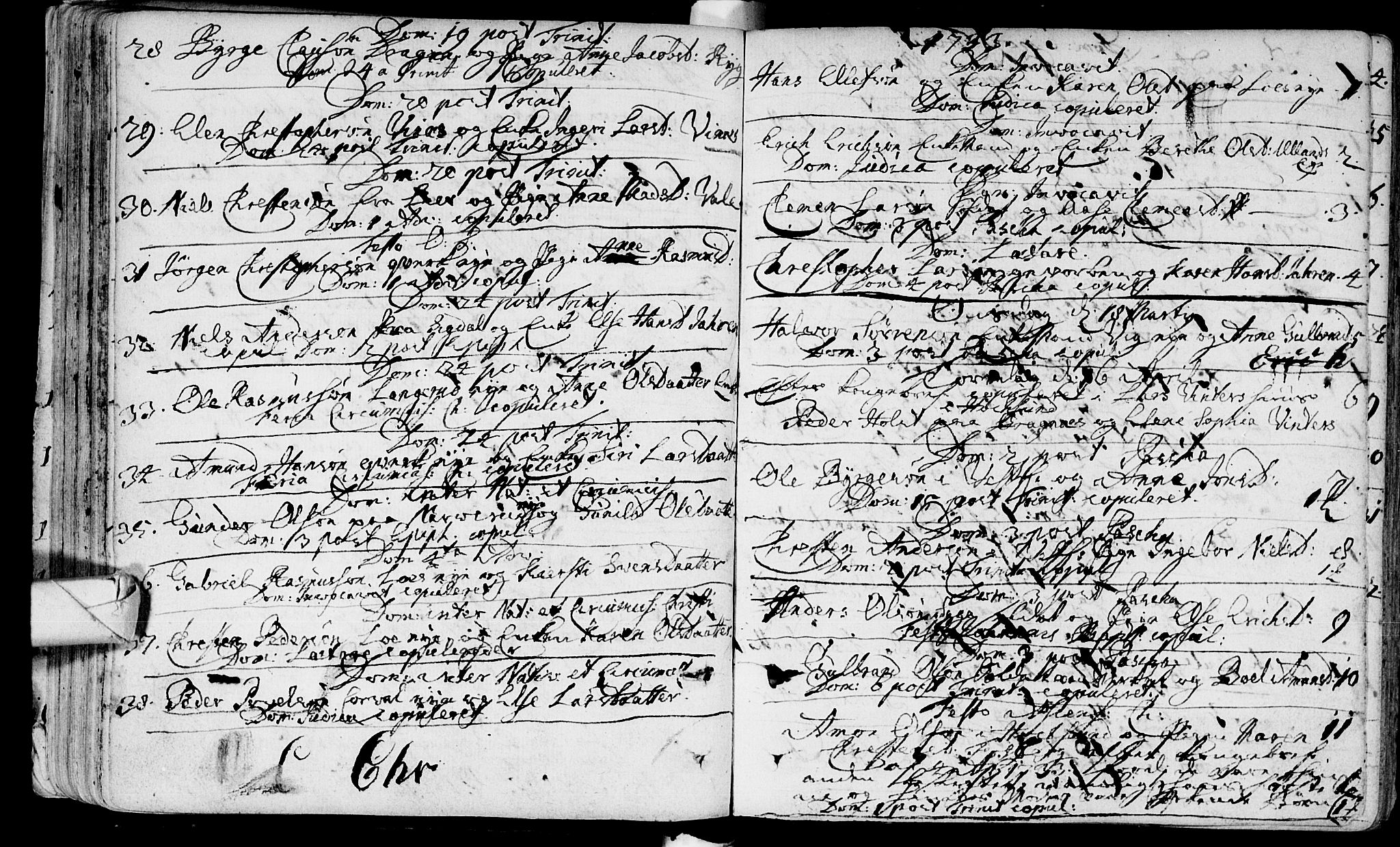 Eiker kirkebøker, SAKO/A-4/F/Fa/L0005: Parish register (official) no. I 5 /1, 1705-1759