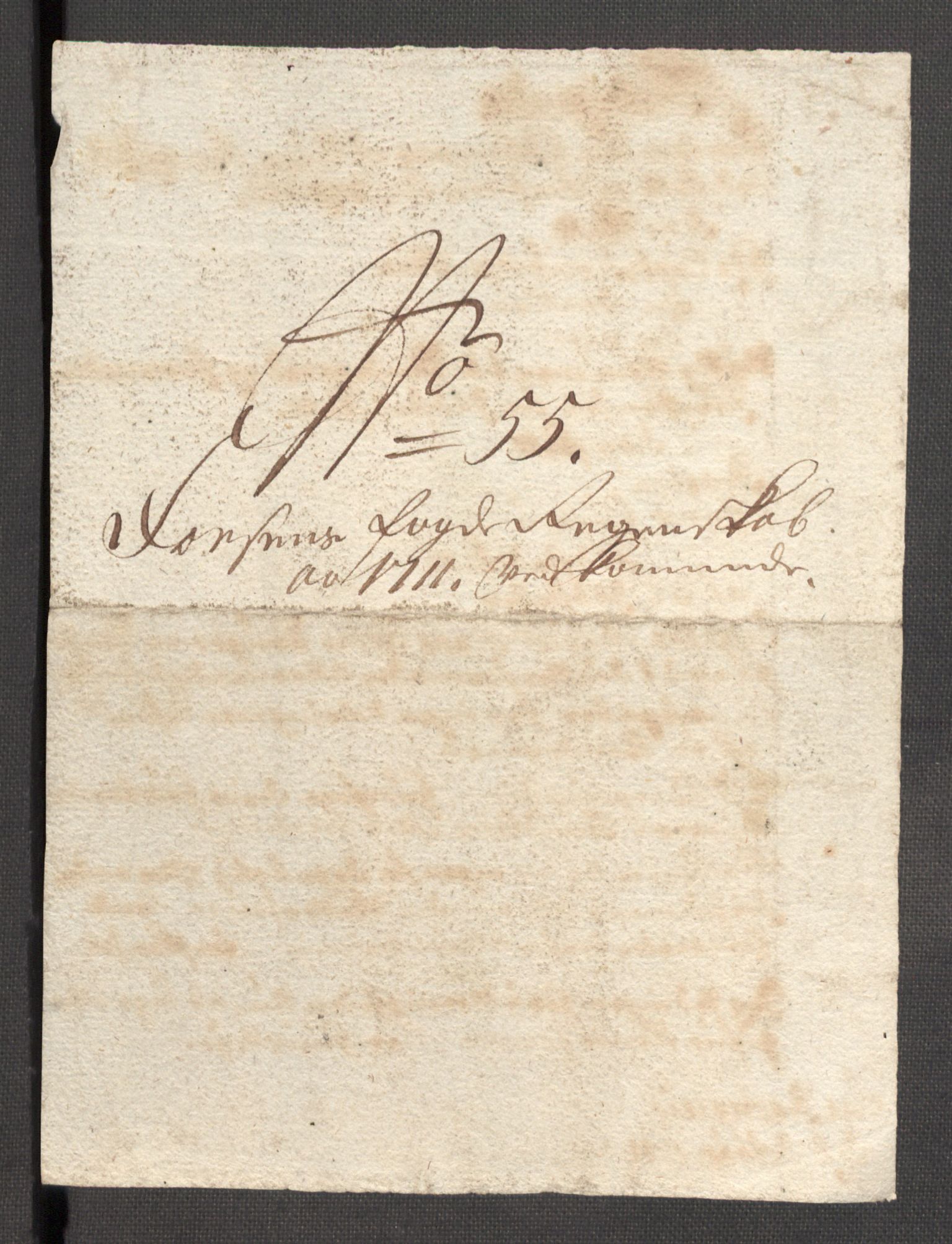 Rentekammeret inntil 1814, Reviderte regnskaper, Fogderegnskap, AV/RA-EA-4092/R57/L3860: Fogderegnskap Fosen, 1711, p. 115