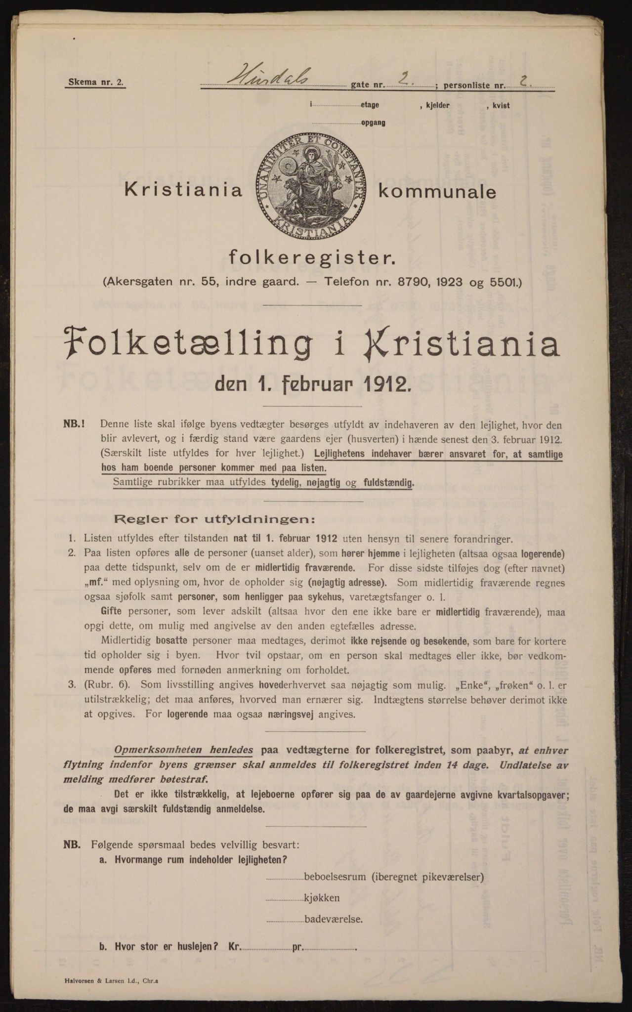 OBA, Municipal Census 1912 for Kristiania, 1912, p. 42634