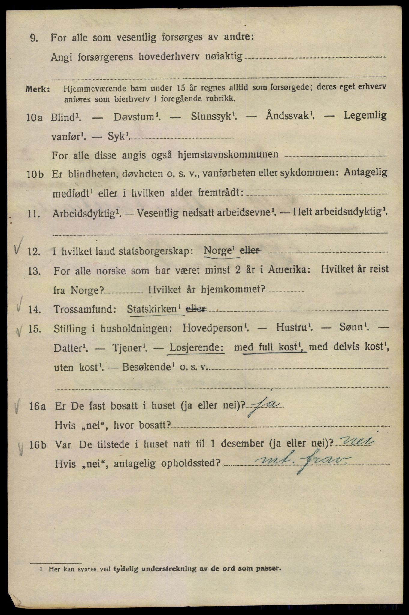 SAO, 1920 census for Kristiania, 1920, p. 224902