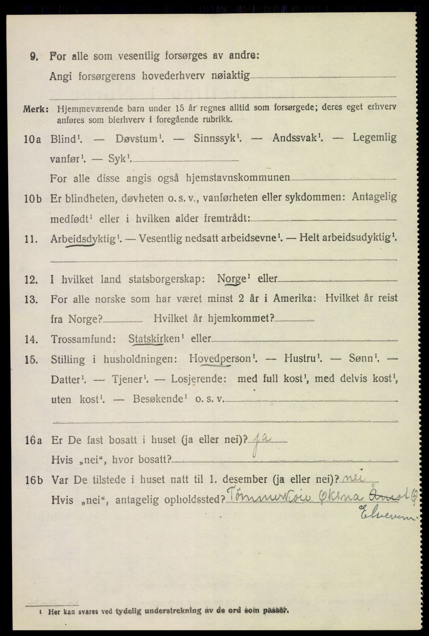 SAH, 1920 census for Løten, 1920, p. 8814