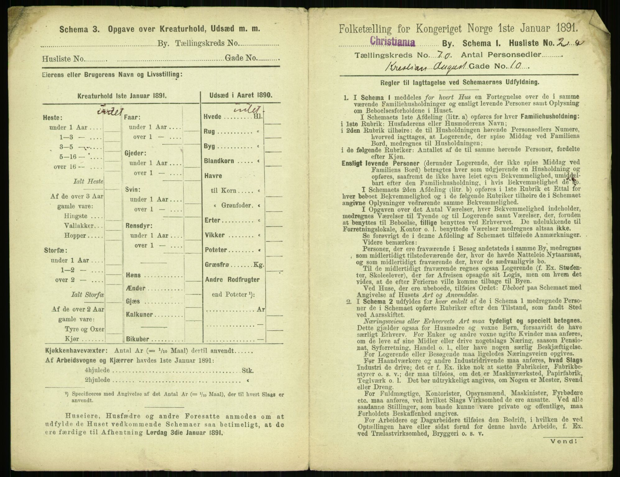 RA, 1891 census for 0301 Kristiania, 1891, p. 38495