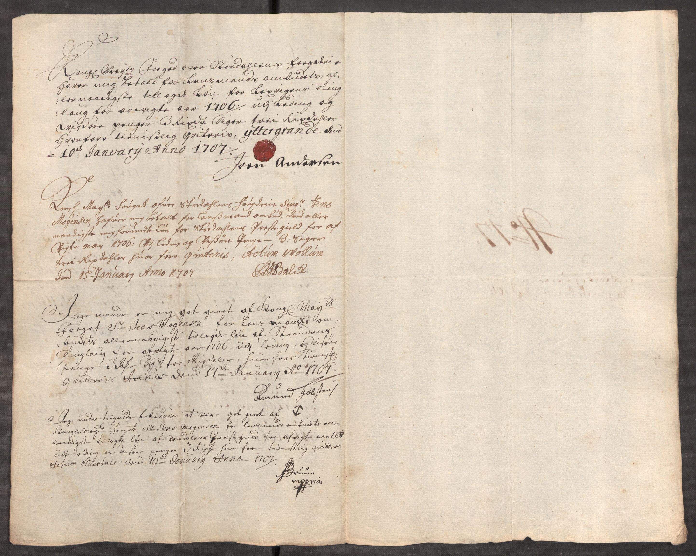 Rentekammeret inntil 1814, Reviderte regnskaper, Fogderegnskap, RA/EA-4092/R62/L4196: Fogderegnskap Stjørdal og Verdal, 1705-1706, p. 468