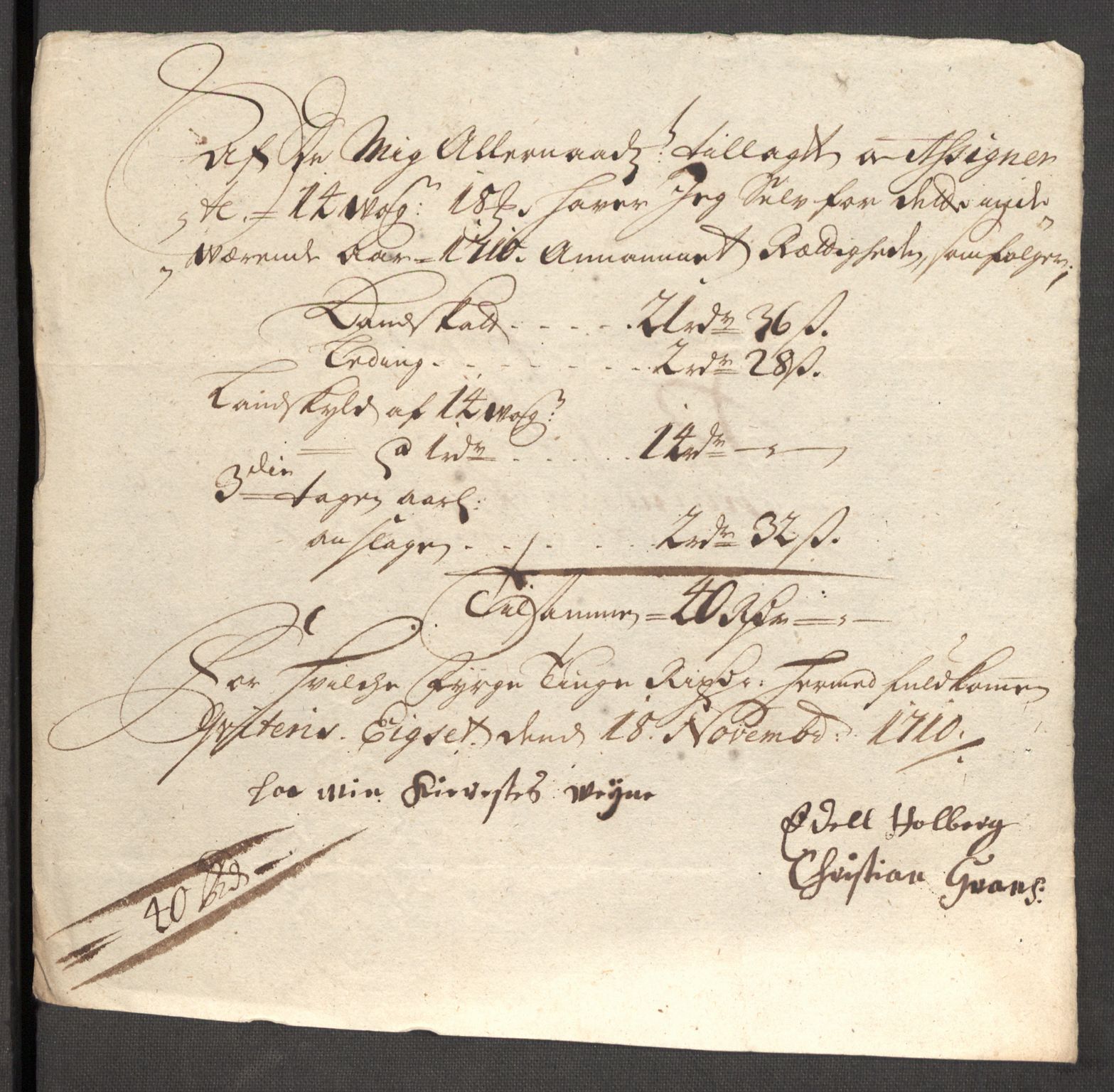 Rentekammeret inntil 1814, Reviderte regnskaper, Fogderegnskap, AV/RA-EA-4092/R54/L3563: Fogderegnskap Sunnmøre, 1710, p. 130