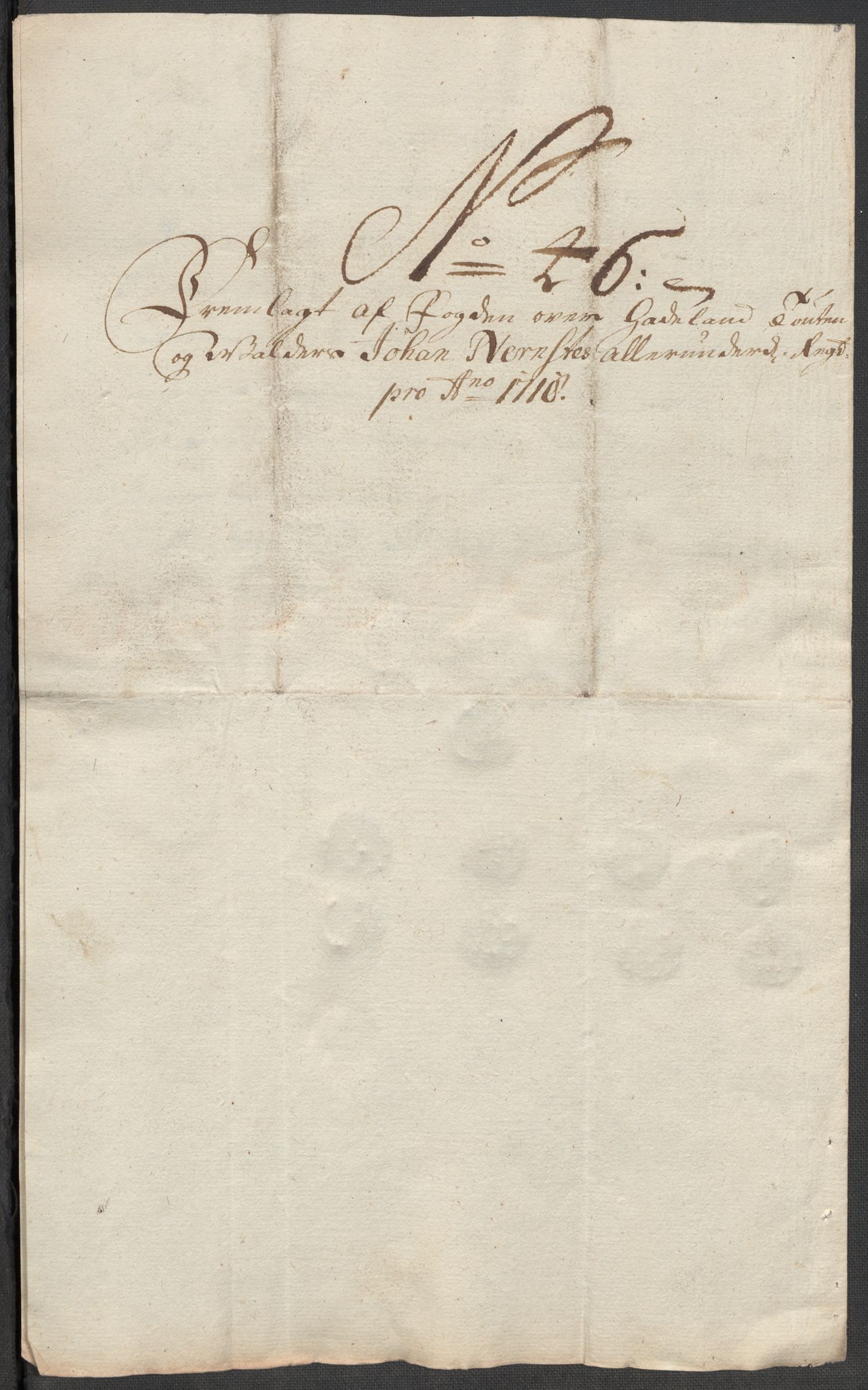 Rentekammeret inntil 1814, Reviderte regnskaper, Fogderegnskap, AV/RA-EA-4092/R18/L1320: Fogderegnskap Hadeland, Toten og Valdres, 1718, p. 237