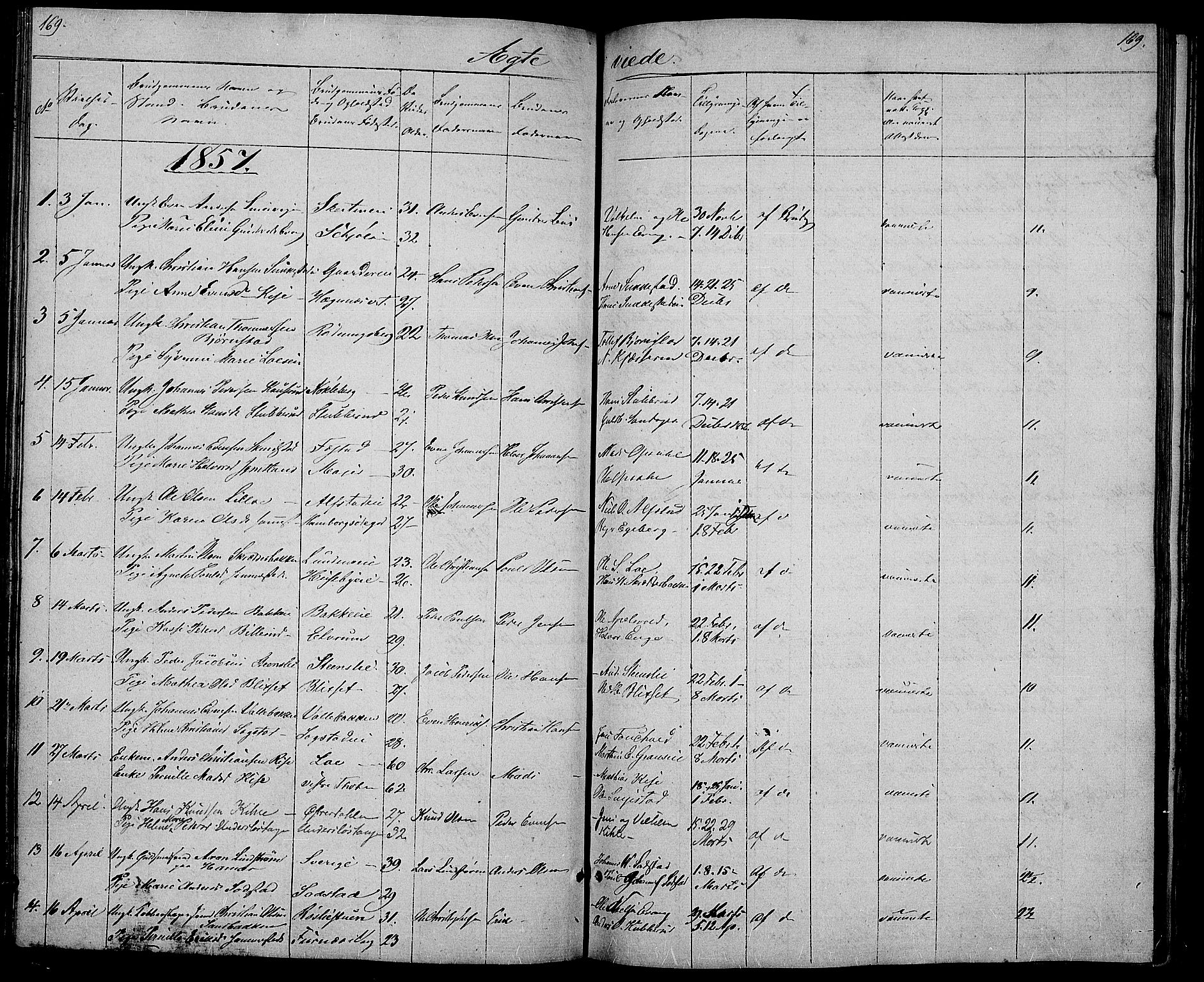 Østre Toten prestekontor, AV/SAH-PREST-104/H/Ha/Hab/L0003: Parish register (copy) no. 3, 1848-1857, p. 169