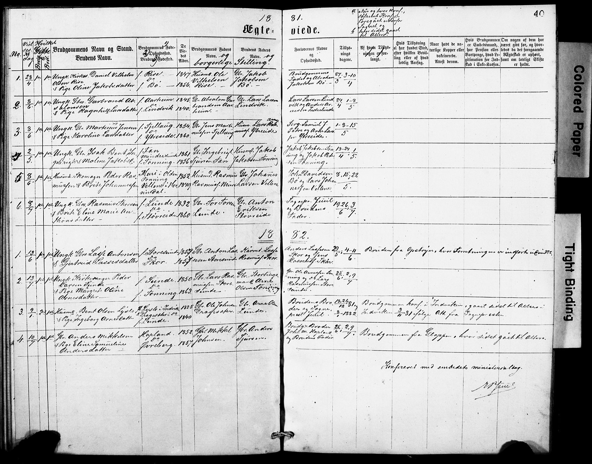 Stryn Sokneprestembete, AV/SAB-A-82501: Parish register (copy) no. A 1A, 1877-1882, p. 40