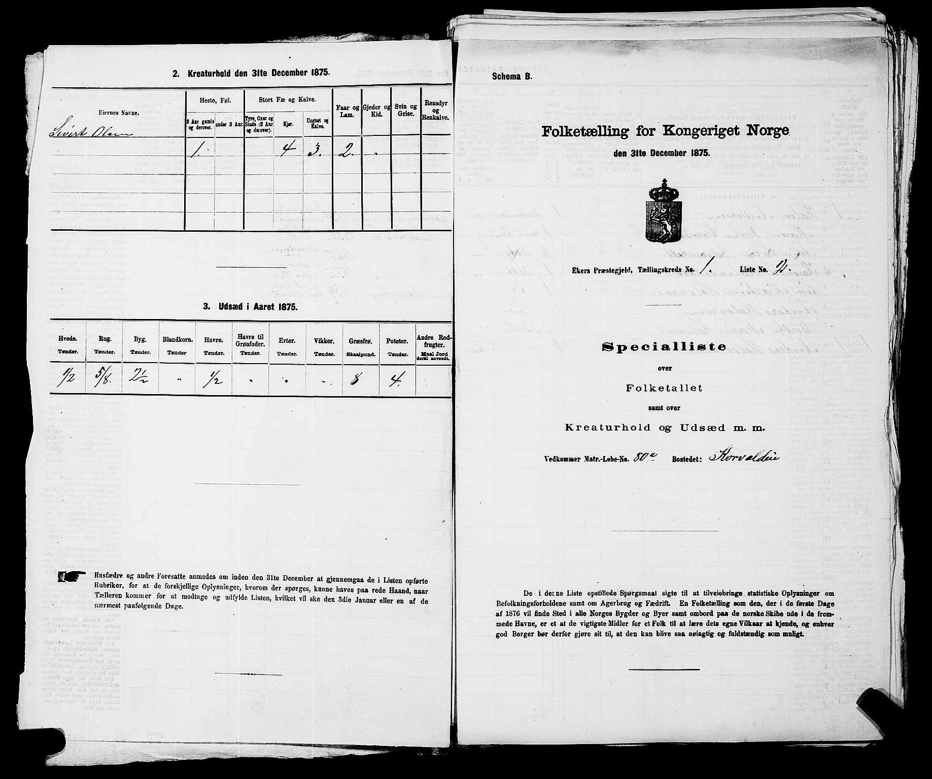 SAKO, 1875 census for 0624P Eiker, 1875, p. 184