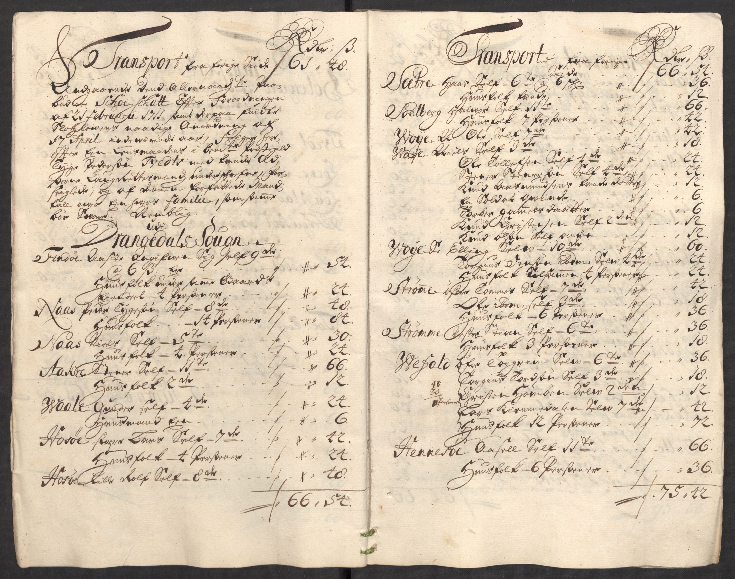 Rentekammeret inntil 1814, Reviderte regnskaper, Fogderegnskap, RA/EA-4092/R36/L2121: Fogderegnskap Øvre og Nedre Telemark og Bamble, 1711, p. 465