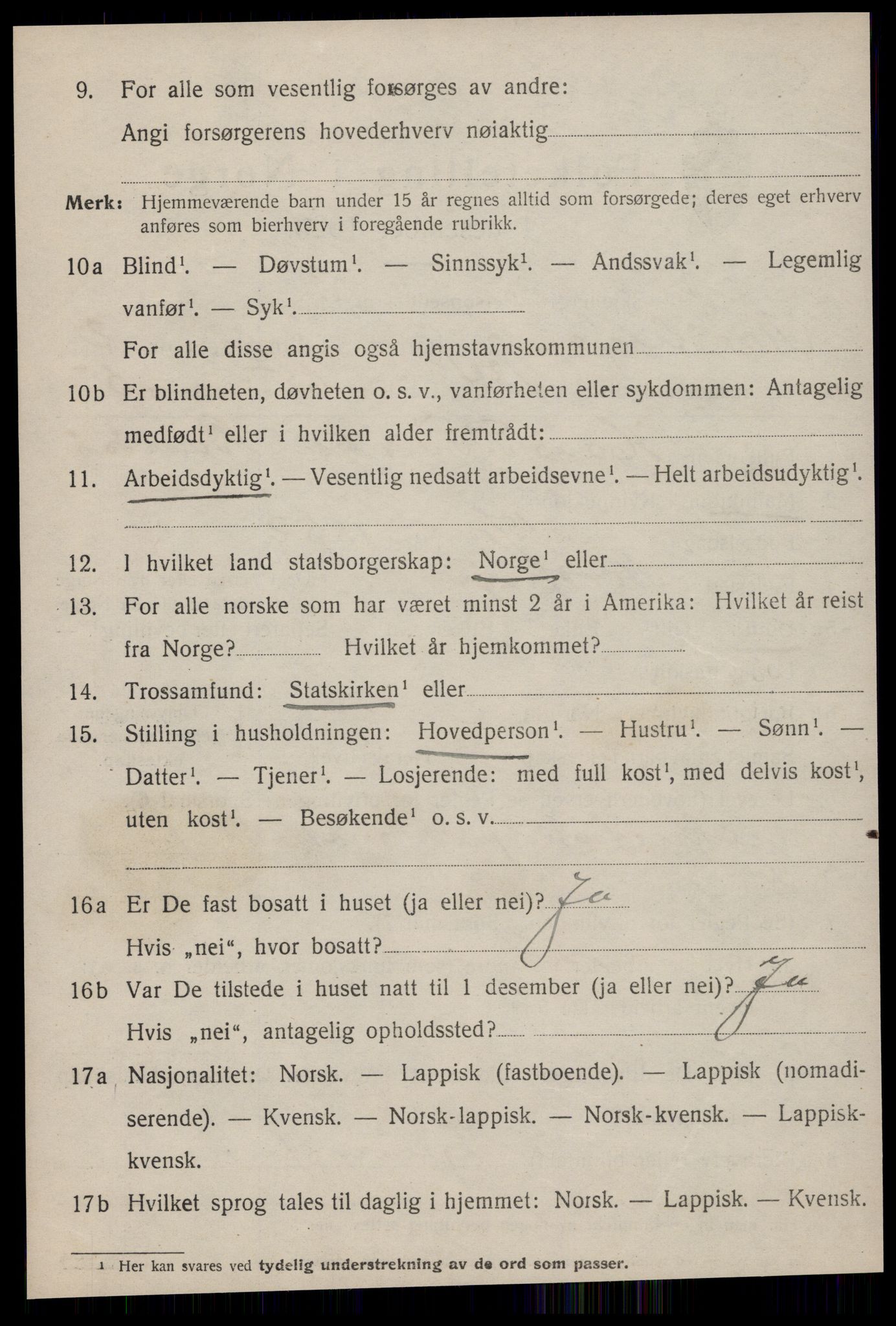 SAT, 1920 census for Nord-Frøya, 1920, p. 6198