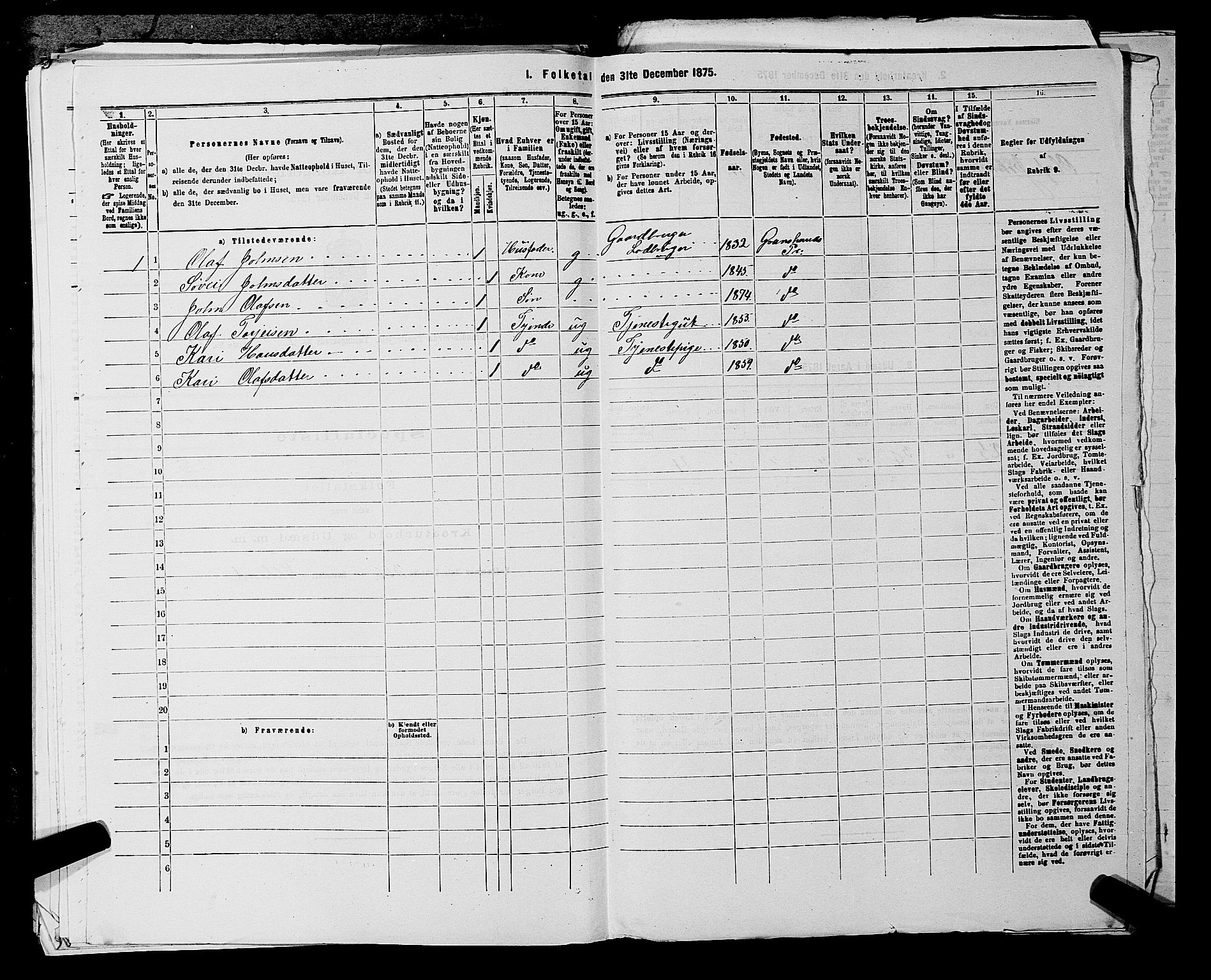 SAKO, 1875 census for 0824P Gransherad, 1875, p. 356