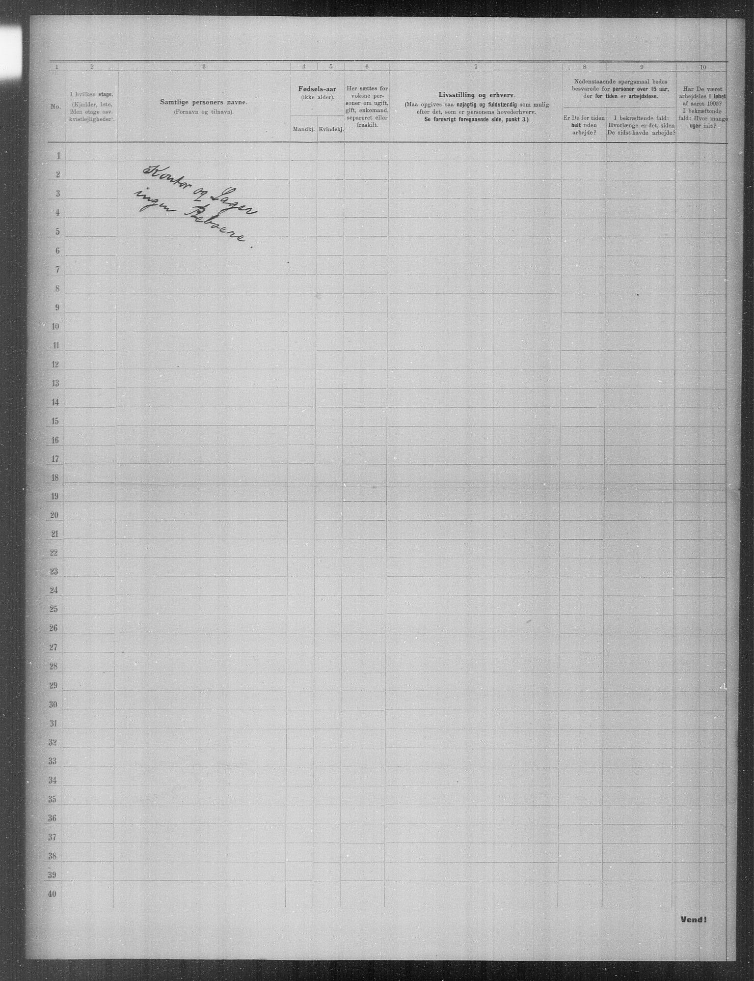 OBA, Municipal Census 1903 for Kristiania, 1903, p. 19625