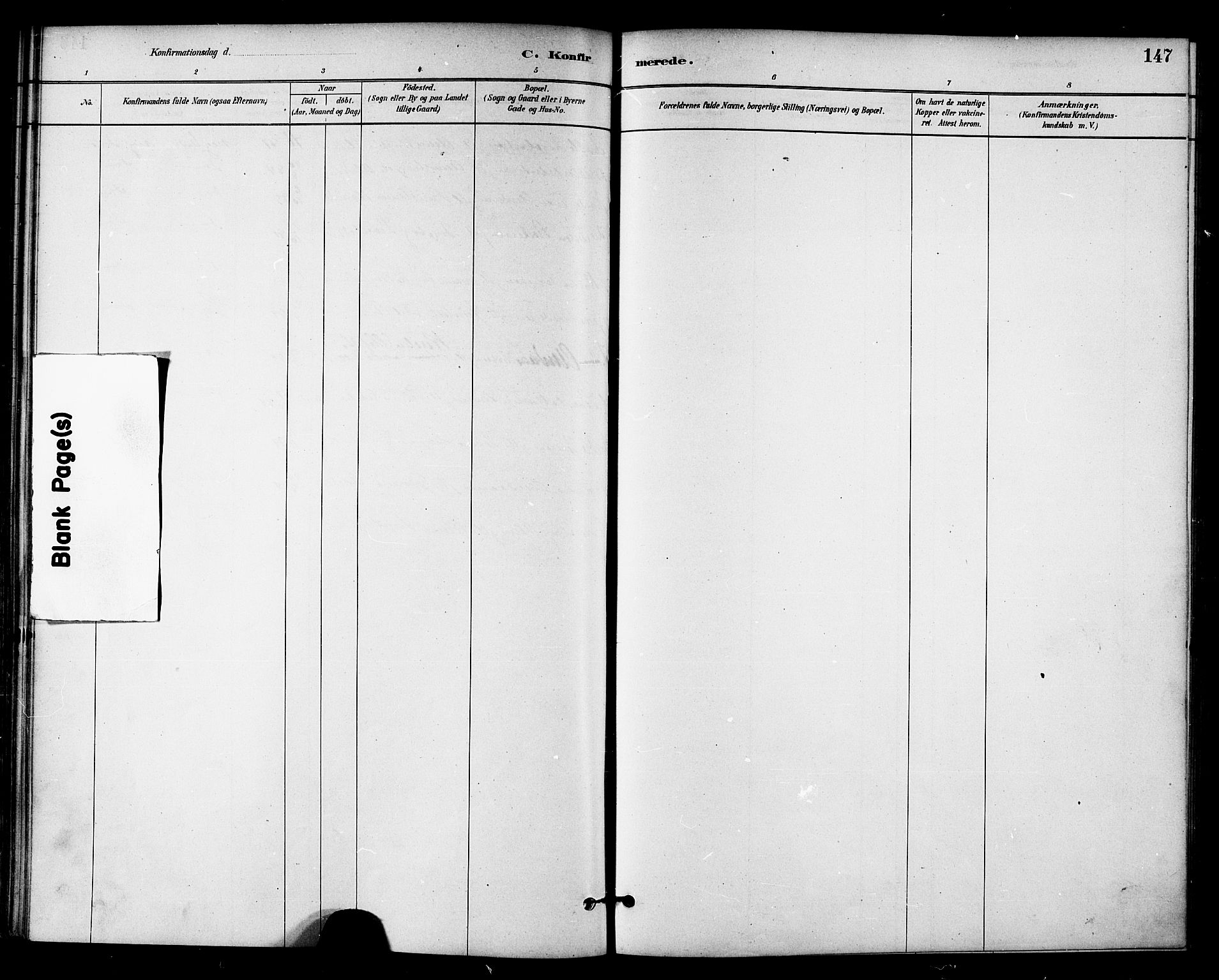 Ministerialprotokoller, klokkerbøker og fødselsregistre - Sør-Trøndelag, SAT/A-1456/655/L0680: Parish register (official) no. 655A09, 1880-1894, p. 147